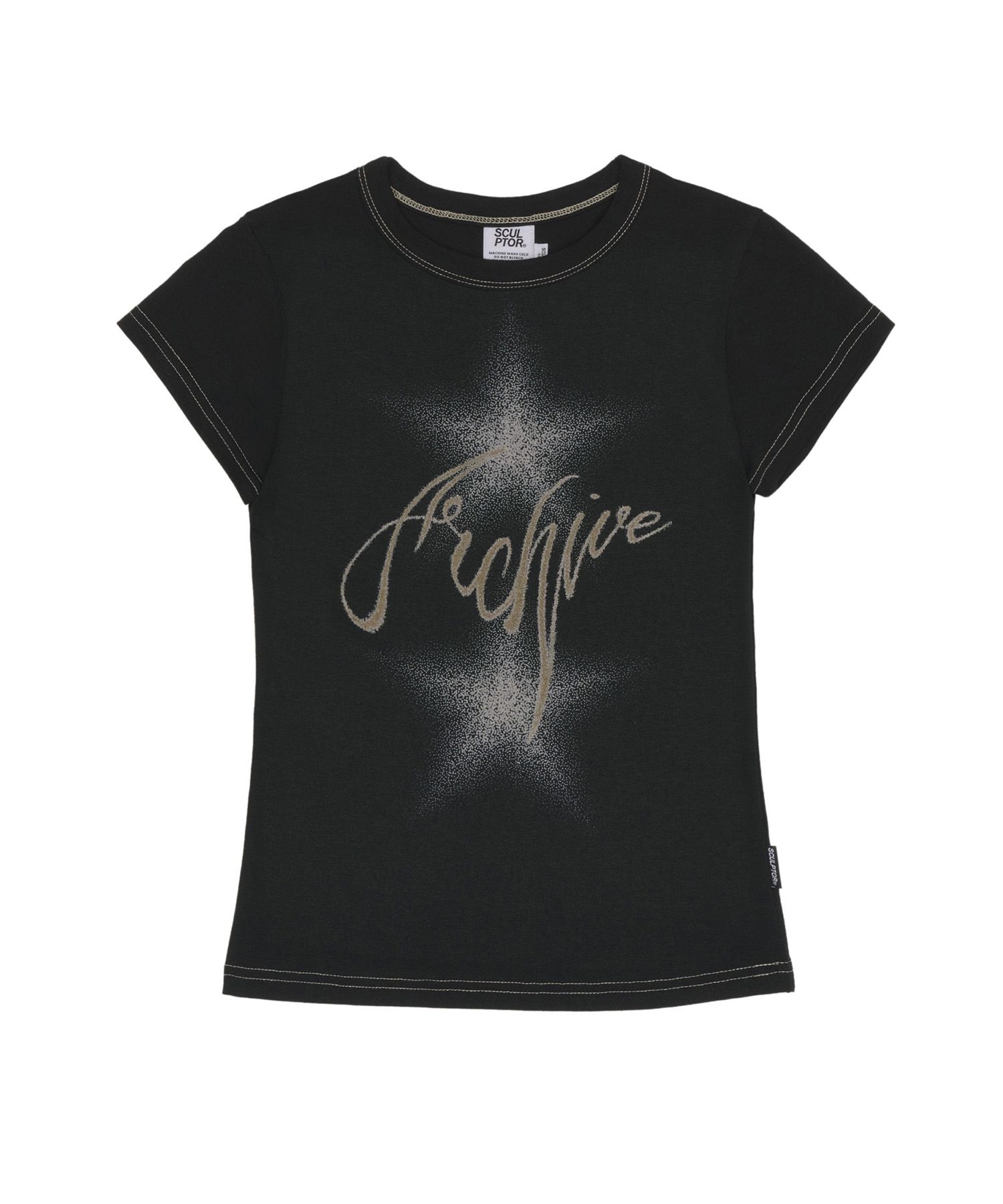 ★SCULPTOR★ Anew Archive Tee Black SC23S247BK MUSINSA | SCULPTOR Anew Archive Tee Black