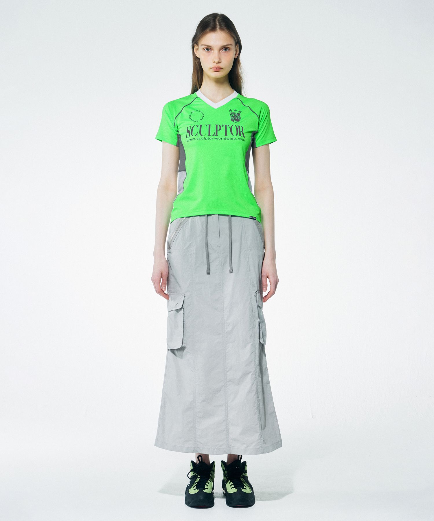 トップス SCULPTOR Sports Jersey Tee MUSINSA | SCULPTOR Sports Jersey Tee Acid Green