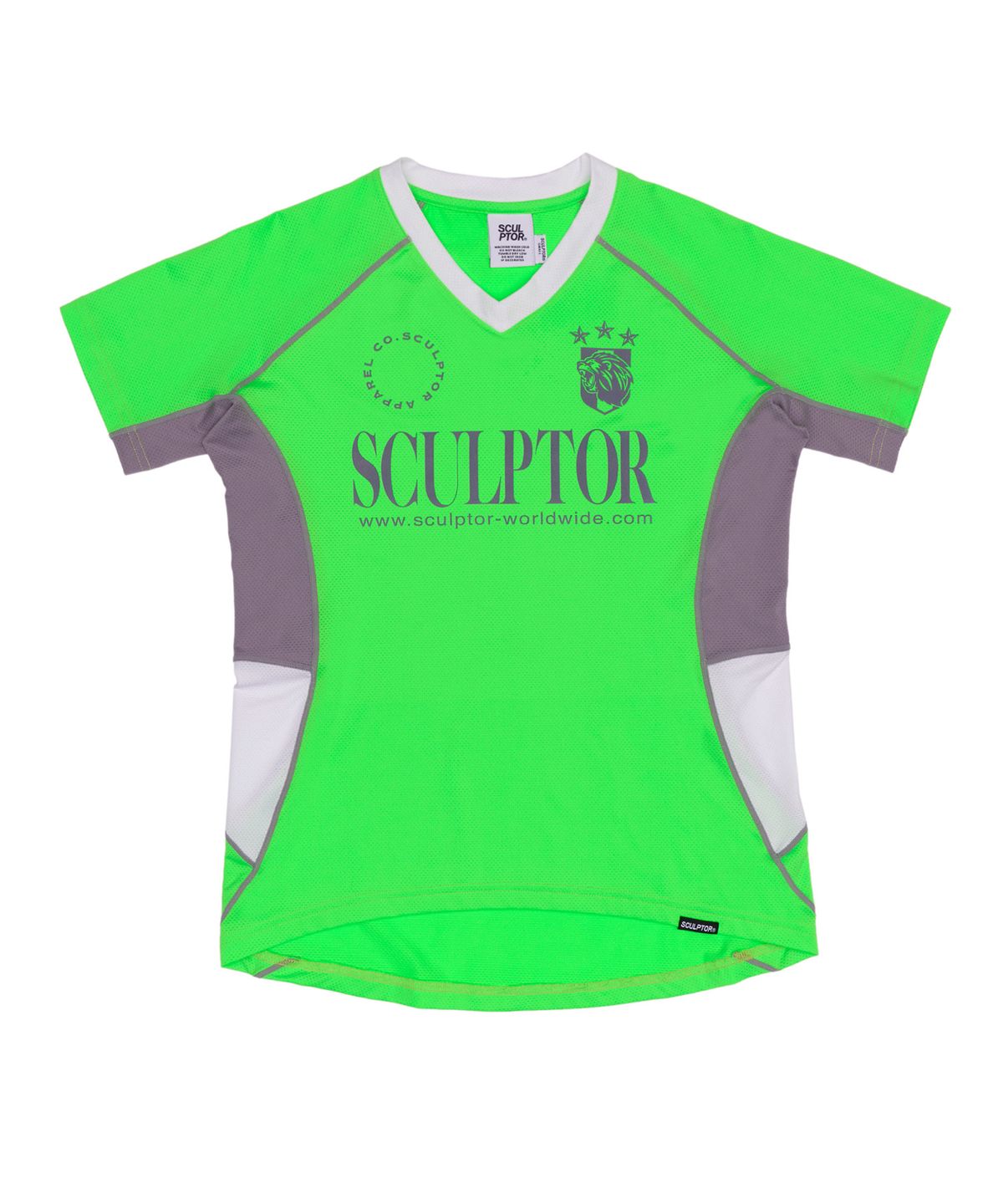 스컬프터(SCULPTOR) Sports Jersey Tee Acid Green