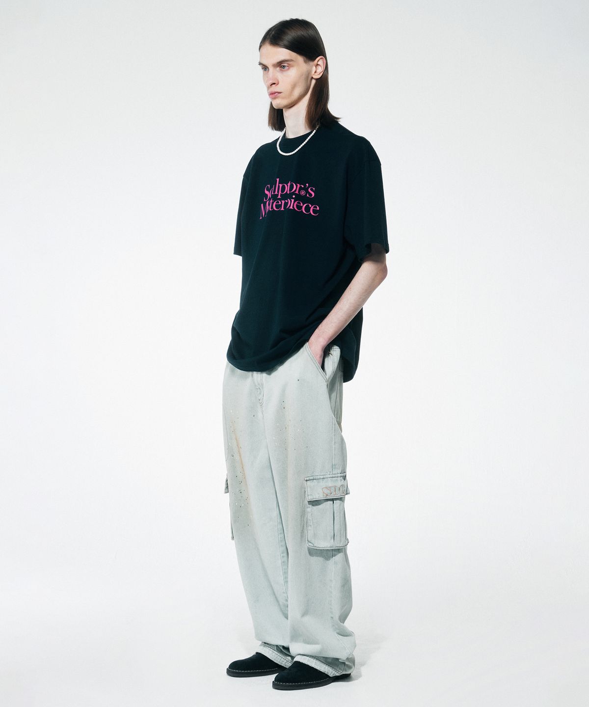 스컬프터(SCULPTOR) Masterpiece T-Shirts Navy