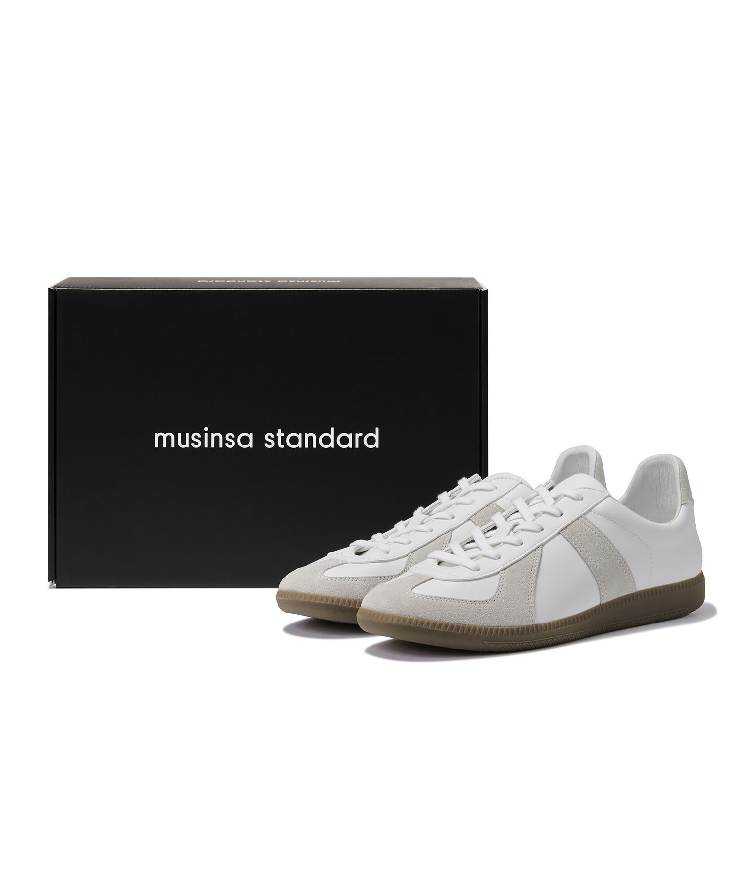 MUSINSA STANDARD ドイツ軍スニーカーMark2_UNISEX MUSINSA | MUSINSA STANDARD German Army Sneakers Mark 2 [White]