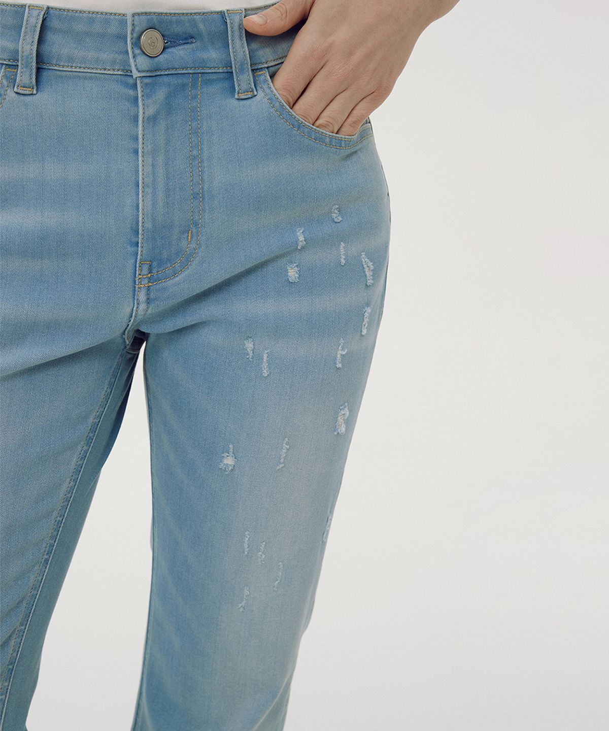 굿덴(GOODDEN) [GDFL08] Boots Light Blue_Standard (Distressed)