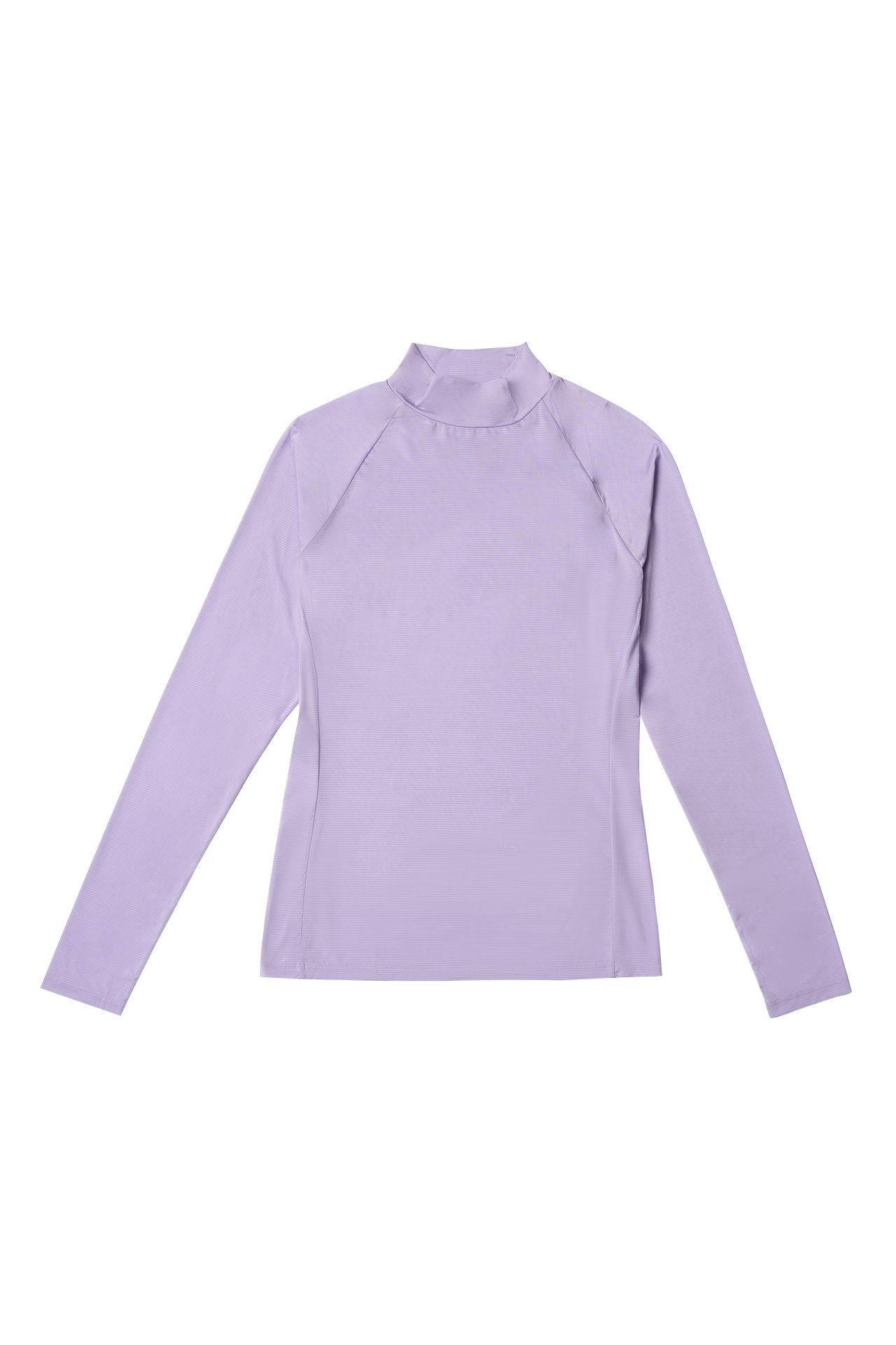 MUSINSA | EDITMENT Women's Color Block Cooling Inner Shirt Lilac