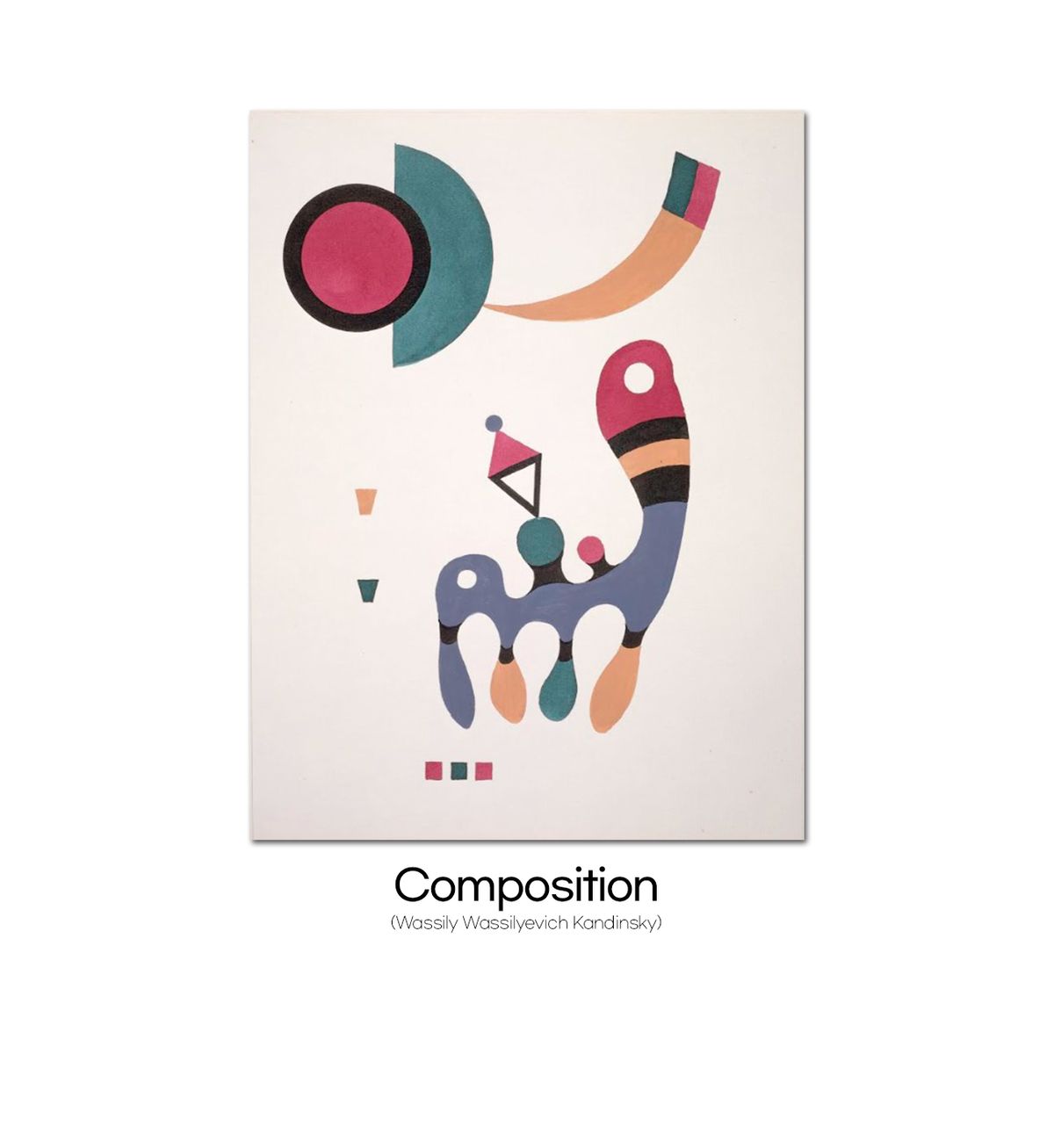 디팍스(D'PARKS) 바실리 칸딘스키-Composition Z Flip7/6/5/4/3 지플립 클리어케이스
