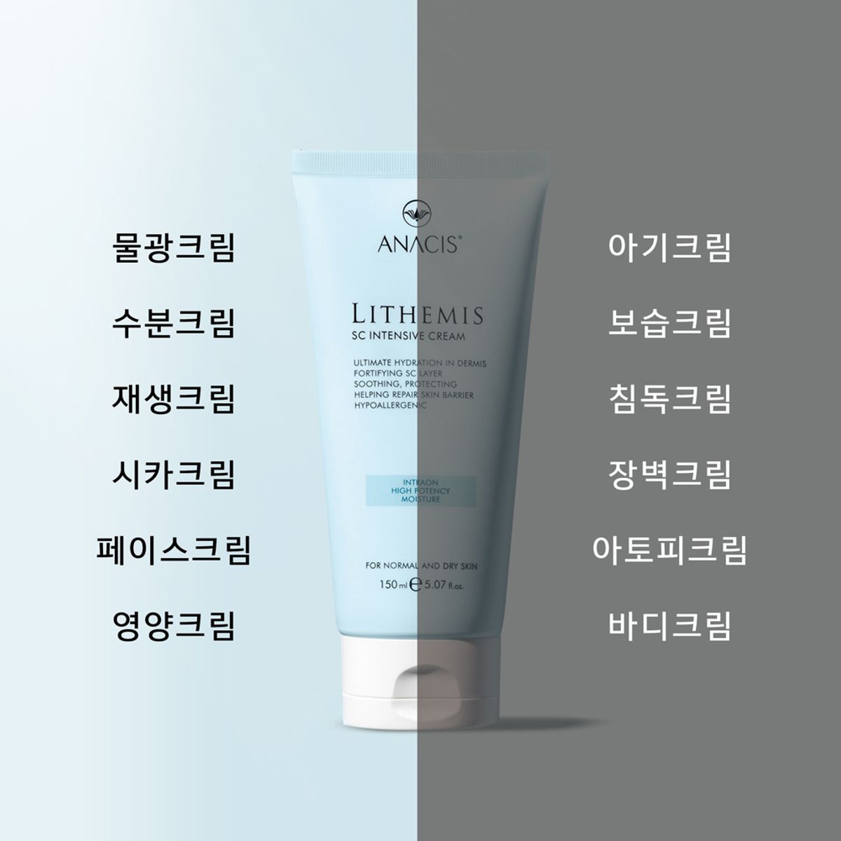 리더미스(LITHEMIS) 아나시스 멍크림 15ml 피부과 재생크림 50ml  2종세트