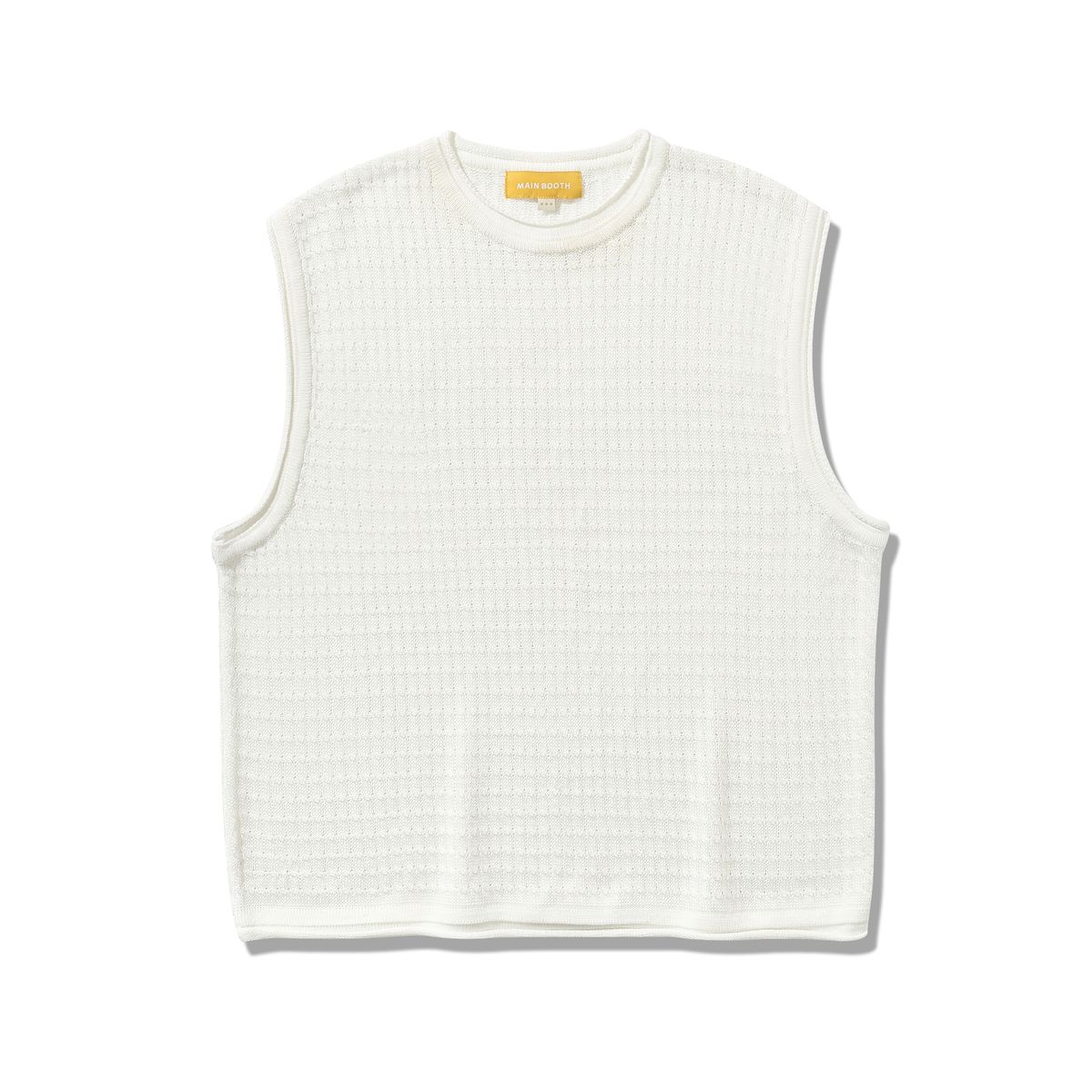 메인부스(MAINBOOTH) Summer Cable Knit Vest(WHITE)