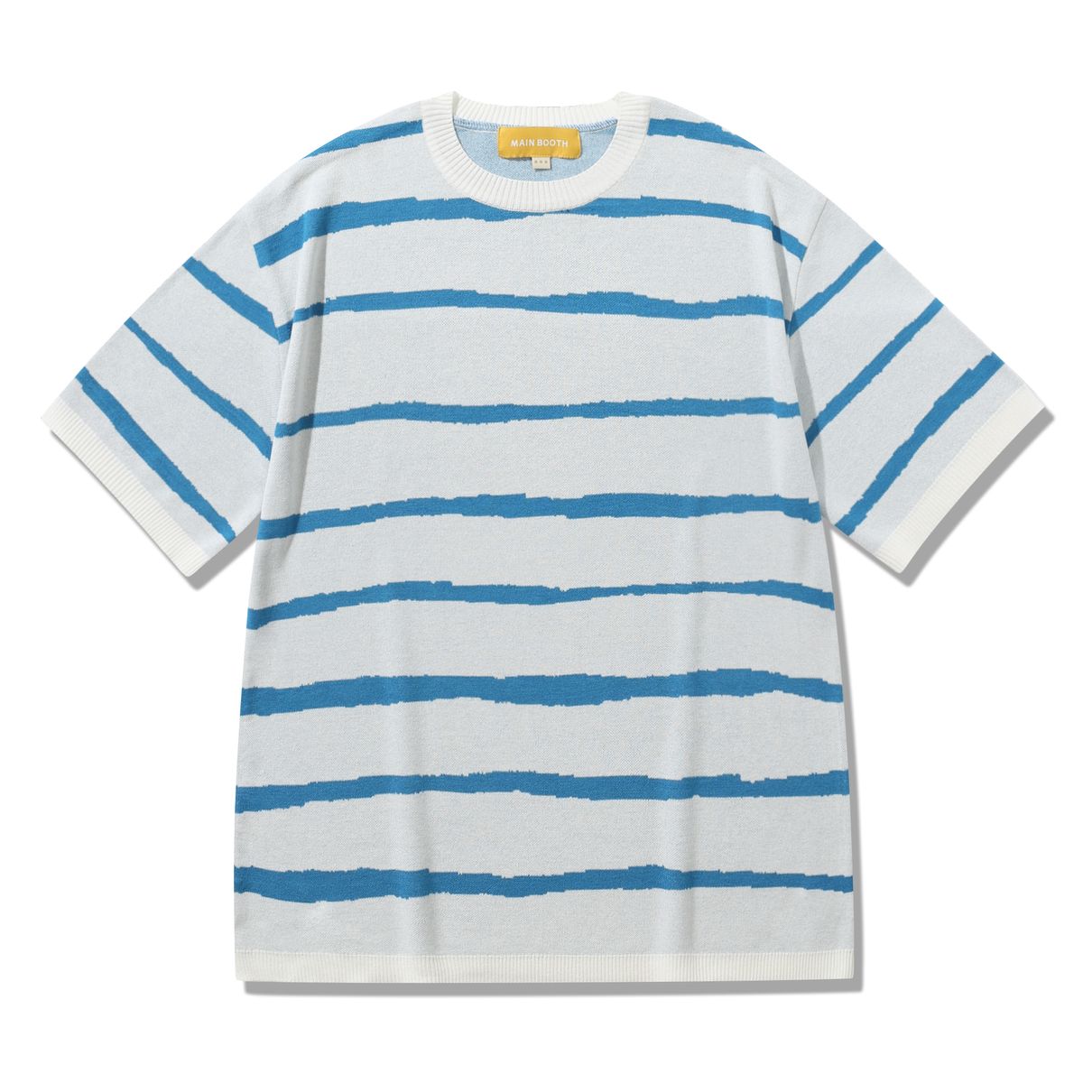 메인부스(MAINBOOTH) Oceanwave Stripe Sweater(BLUE WHITE)