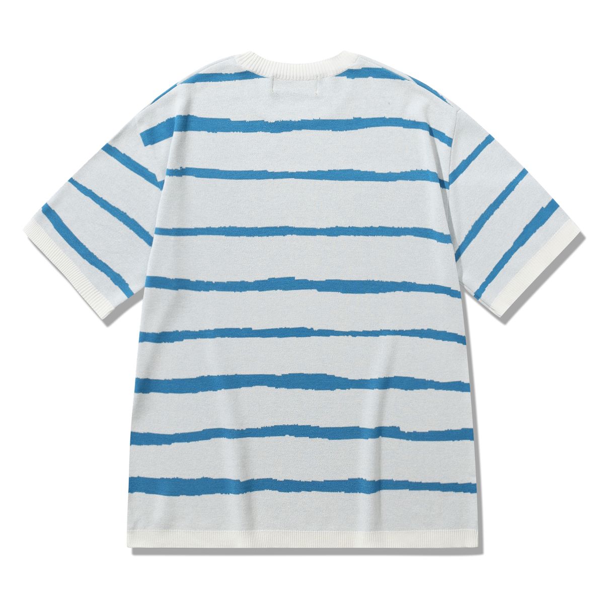 메인부스(MAINBOOTH) Oceanwave Stripe Sweater(BLUE WHITE)