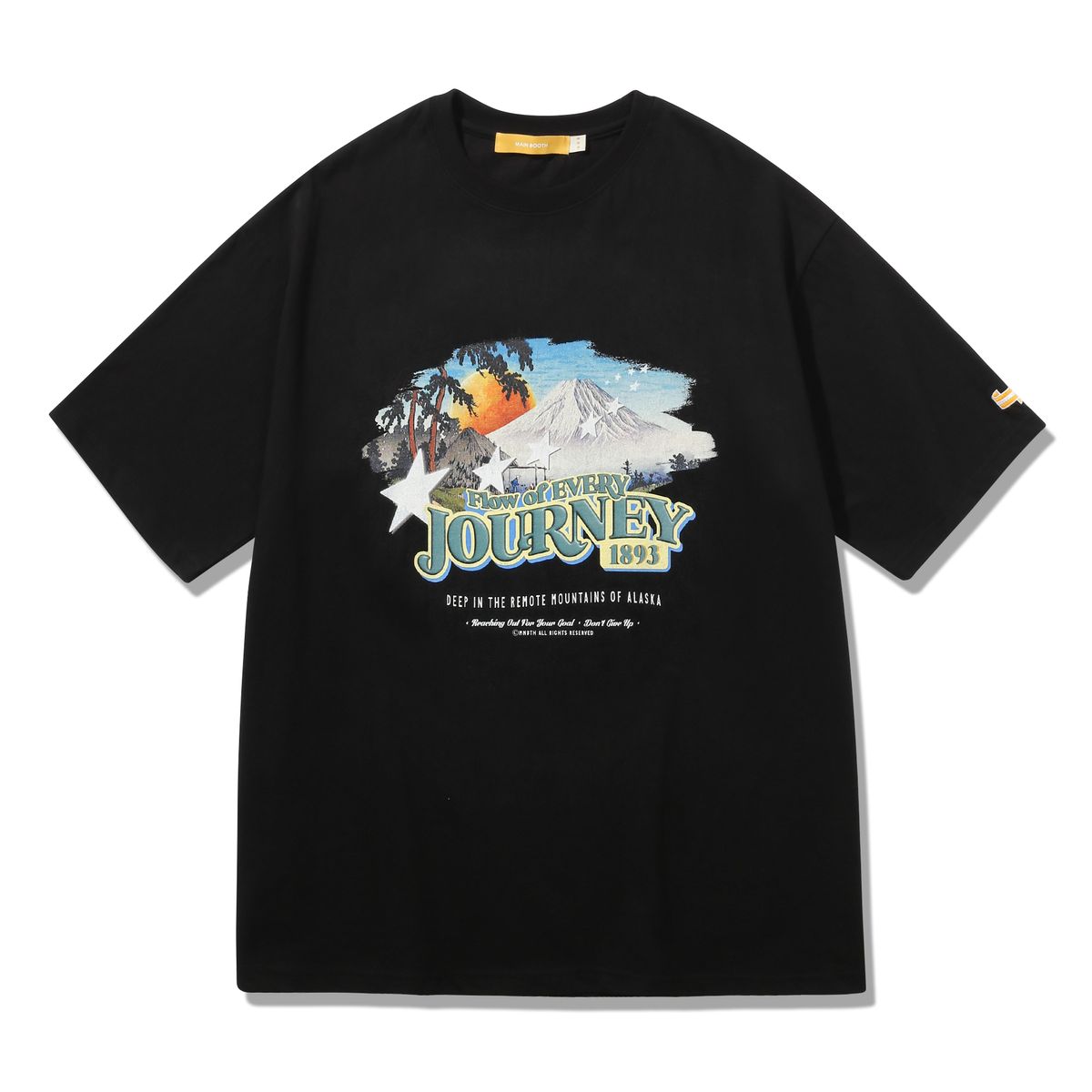 메인부스(MAINBOOTH) Cinema T-Shirt(BLACK)