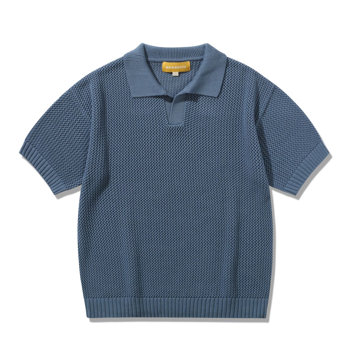 메인부스(MAINBOOTH) Sailing Oversized Punching Sweater(DUST BLUE)