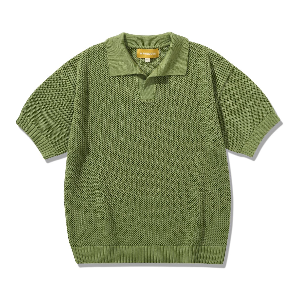 메인부스(MAINBOOTH) Sailing Oversized Punching Sweater(AVOCADO)