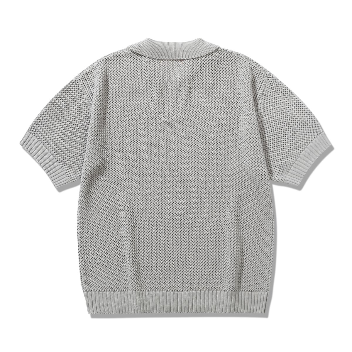 메인부스(MAINBOOTH) Sailing Oversized Punching Sweater(LIGHT GRAY)