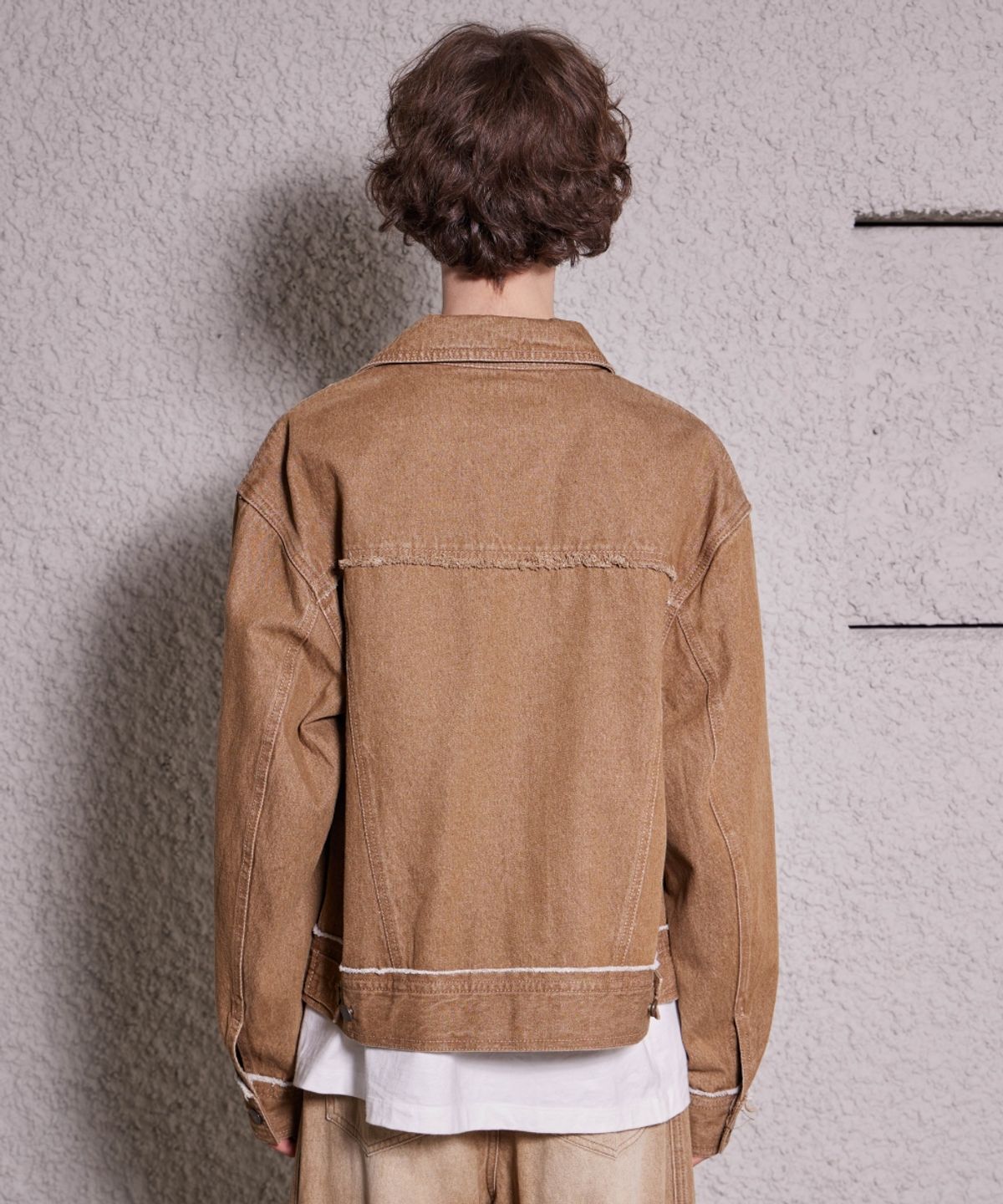 마틴플랜(MARTIN PLAN) Loose Out Denim Jacket - BROWN
