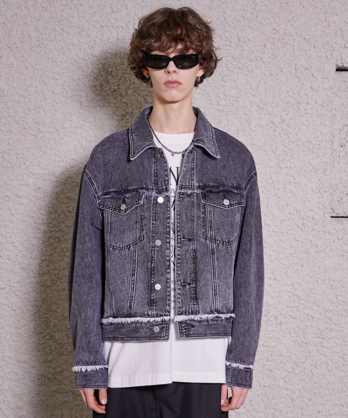 마틴플랜(MARTIN PLAN) Loose Out Denim Jacket - BROWN