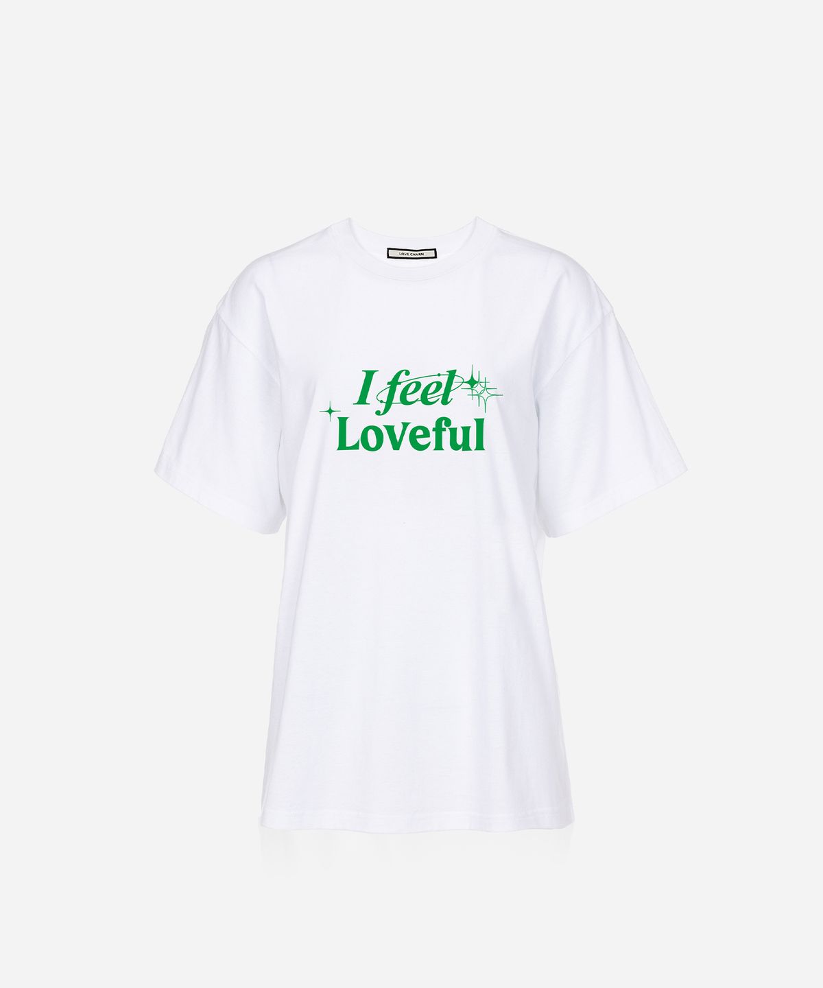 러브참(LOVECHARM) [아이 필 러브풀 레터링 티셔츠]I feel Loveful Lettering T-shirt