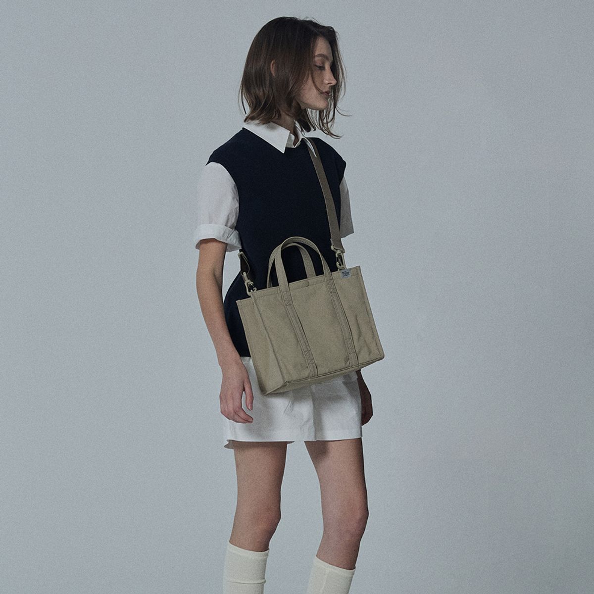 스위치(SWEETCH) TOTE BRIEF 001 WIDE S Sand