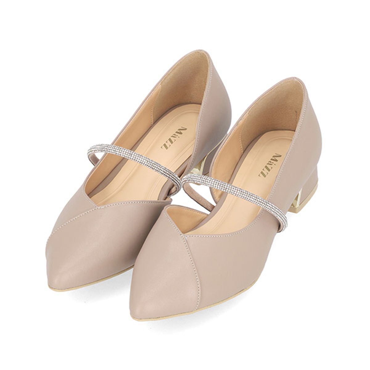 엘칸토(ELCANTO) 마쯔 여성 보석 스트랩  펌프스 3cm LCWD88M326