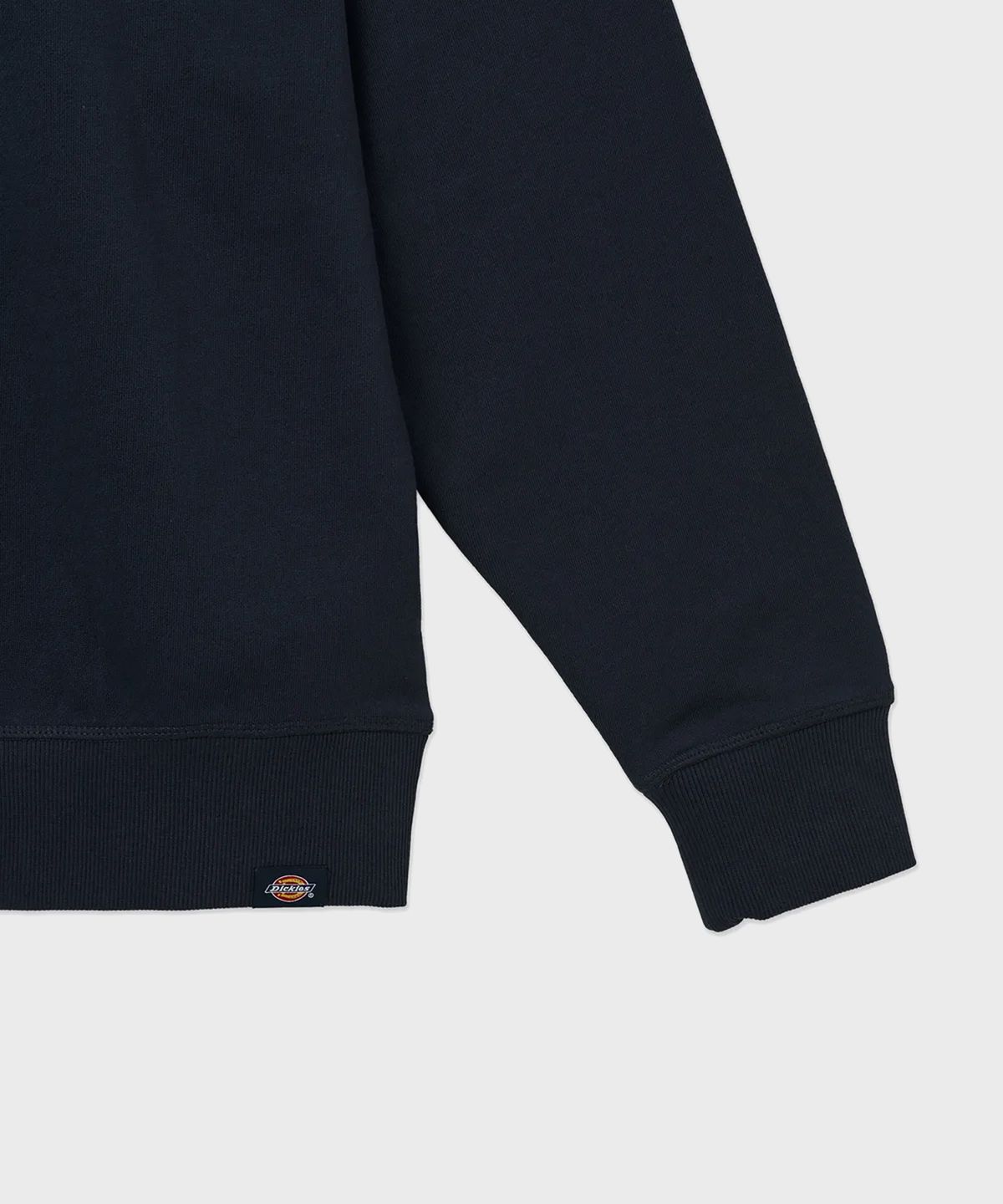 디키즈(DICKIES) 프렌치 테리 릴렉스드 스몰 자수 로고 크루넥 Dark Navy