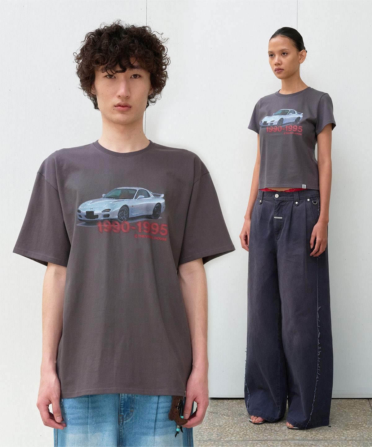더바이닐하우스(THEVINYLHOUSE) OLD CAR TEE 2colors (VH2DSUT502A)