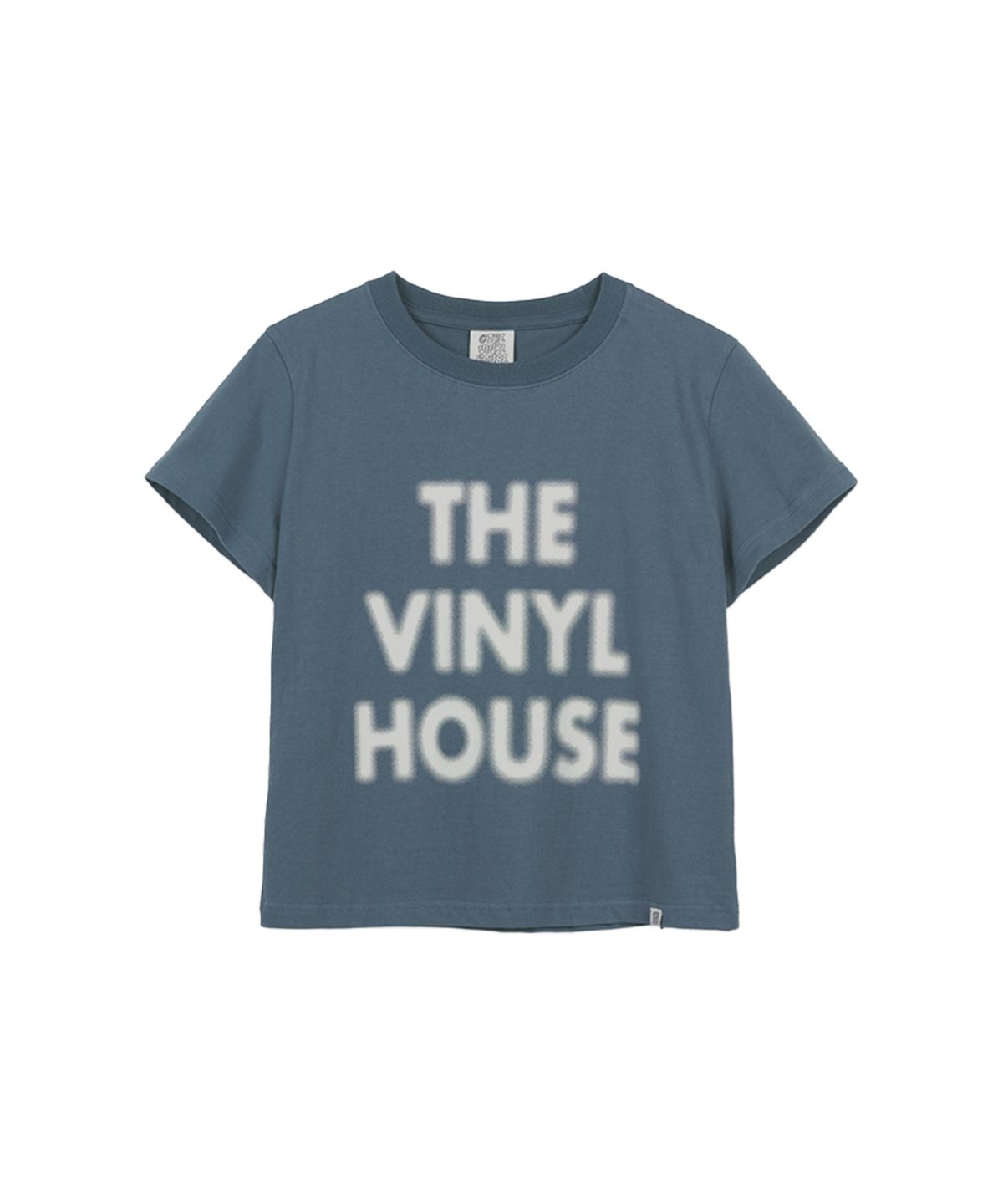 더바이닐하우스(THEVINYLHOUSE) SPRAY LOGO TEE BLUE (VH2DSUT500A)