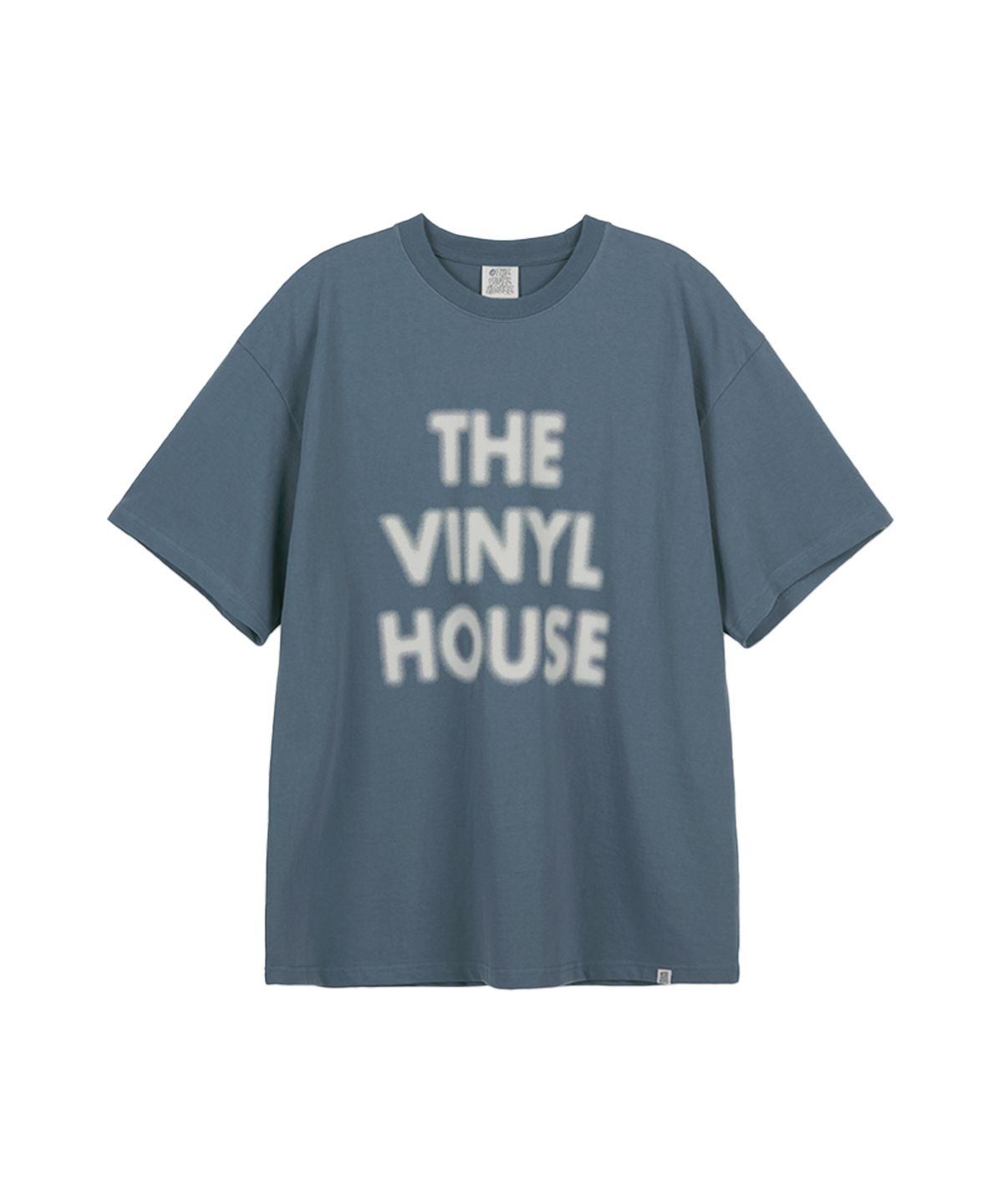 더바이닐하우스(THEVINYLHOUSE) SPRAY LOGO TEE BLUE (VH2DSUT500A)