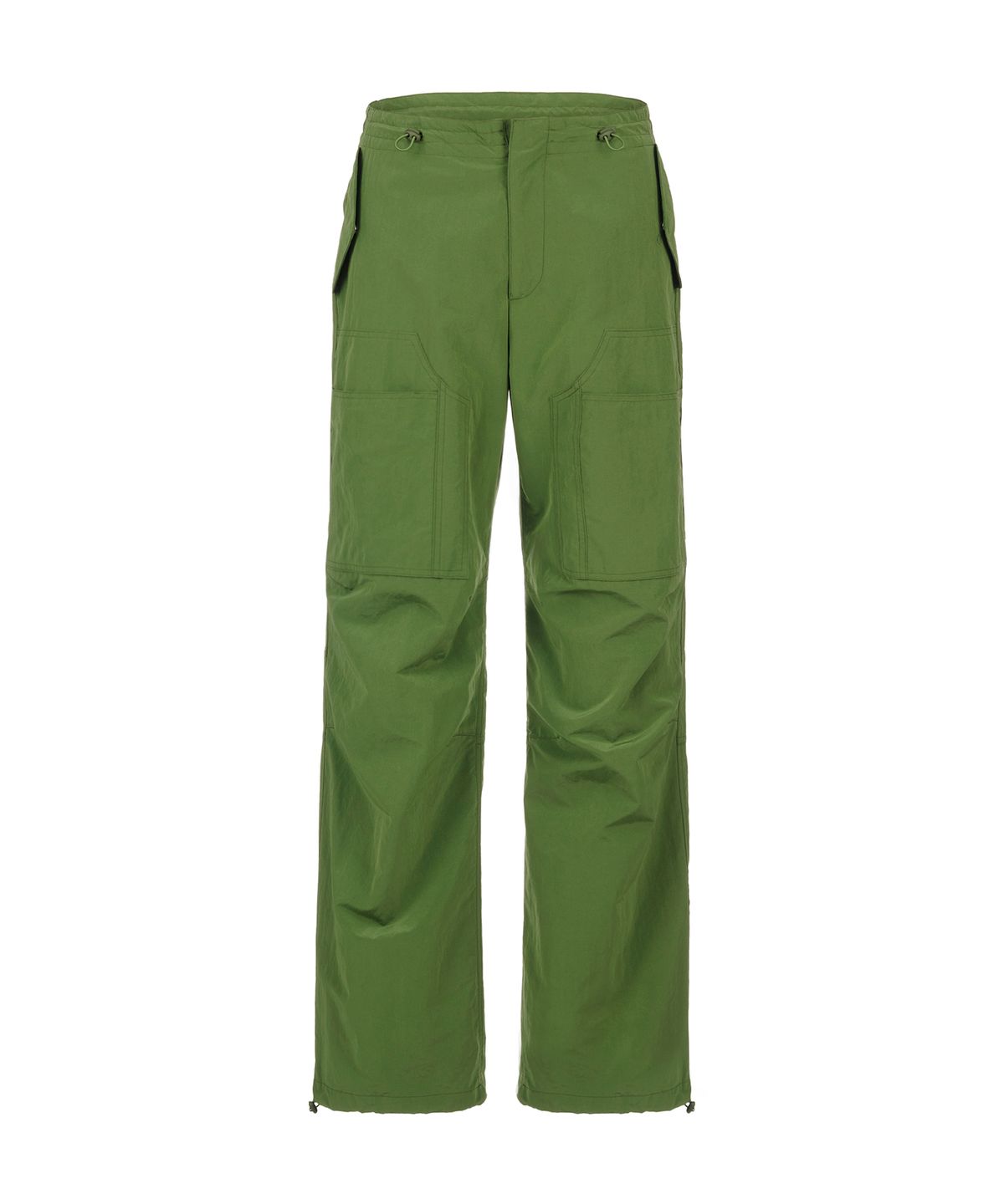 더바이닐하우스(THEVINYLHOUSE) RIPSTOP PARACHUTE PANTS GREEN (VH2DSUPA13A)