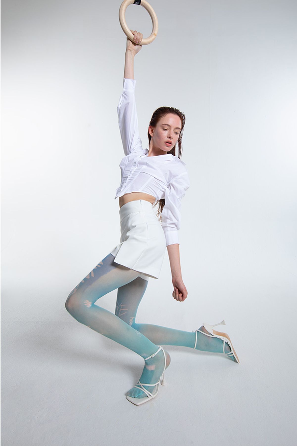 로맨틱타이거(ROMANTIC TIGER) Freestyle Awake Mint  tights