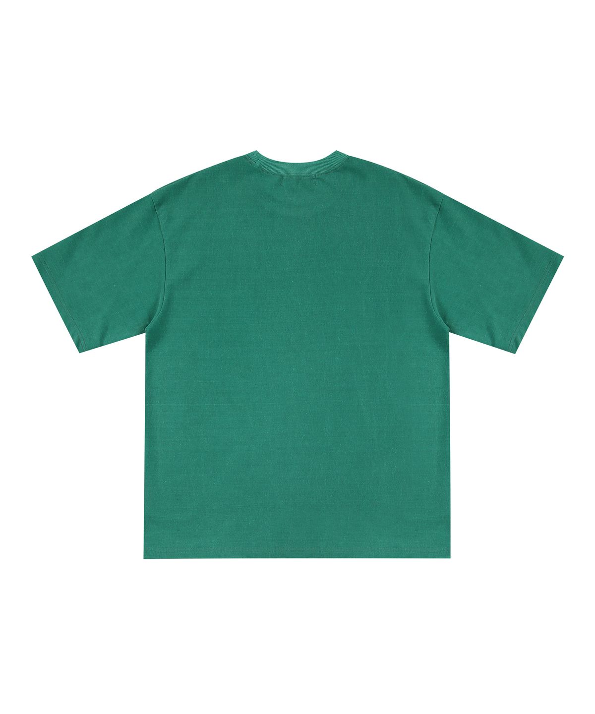 앳 더 모먼트(AT THE MOMENT) 플라워 로고 피그먼트 반팔티 (VINTAGE GREEN)