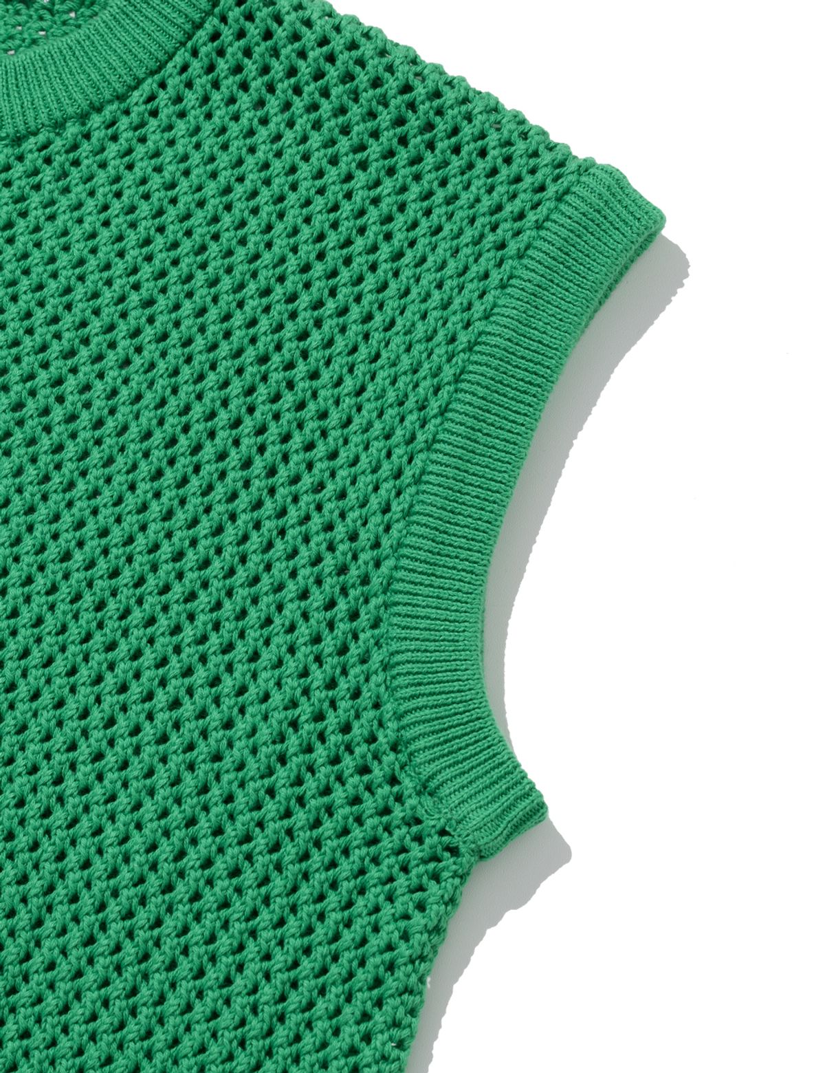 니티드(KNITTED) 네트 라운드 베스트 GREEN