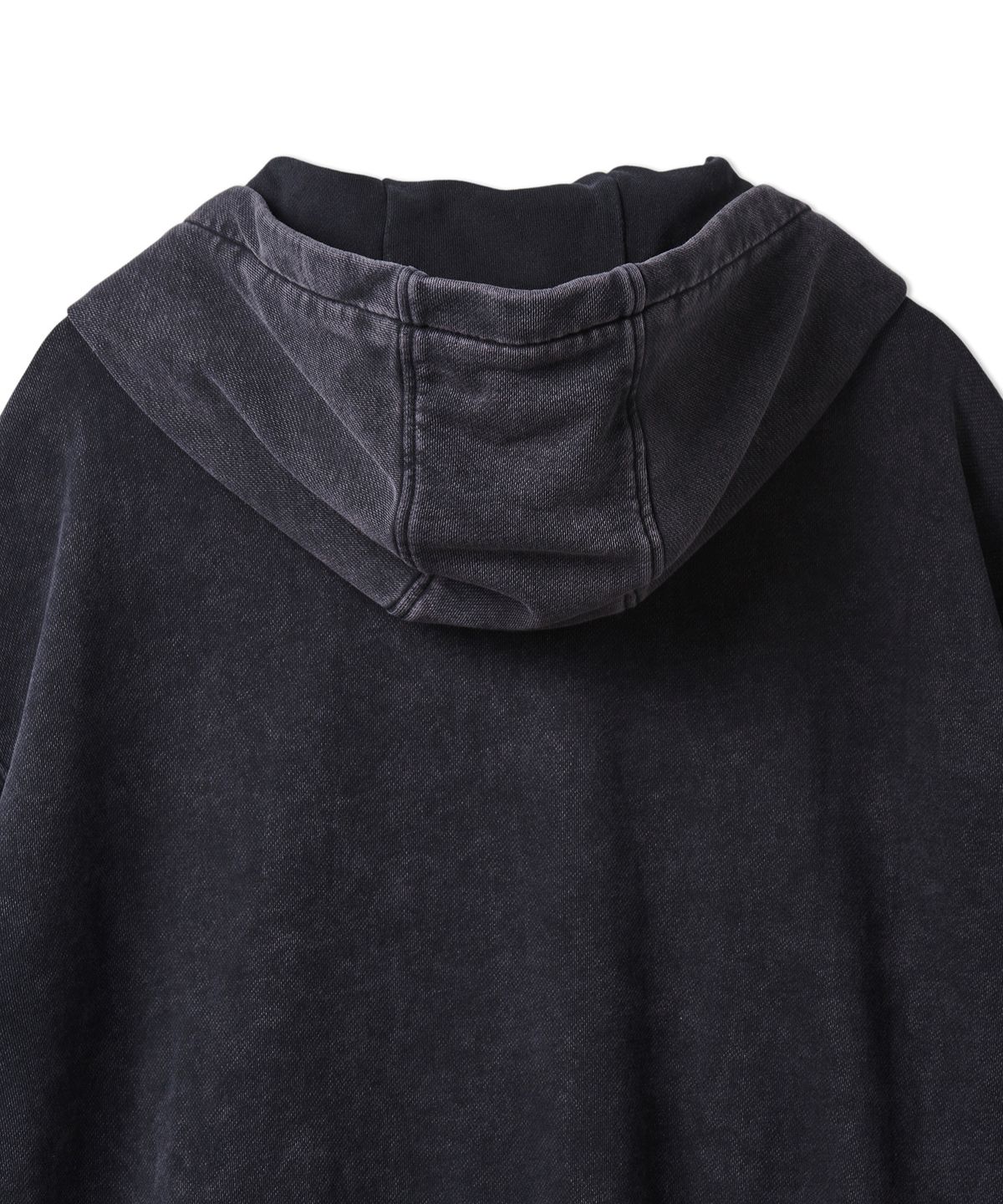 디키즈(DICKIES) 프렌치 테리 릴렉스드 후드 집업 - 블랙