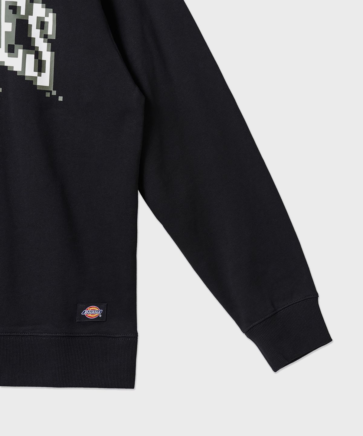 디키즈(DICKIES) 프렌치 테리 릴렉스드 그래픽 크루넥 Black