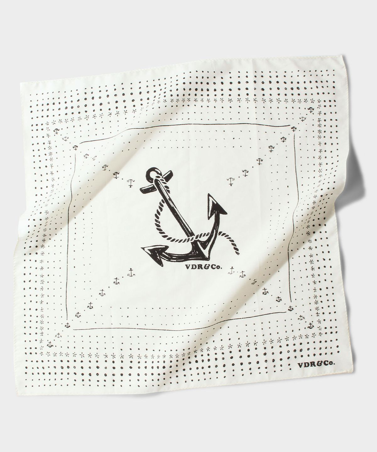 비디알(VDR) (50X50) ANCHOR BANDANA [Cream]