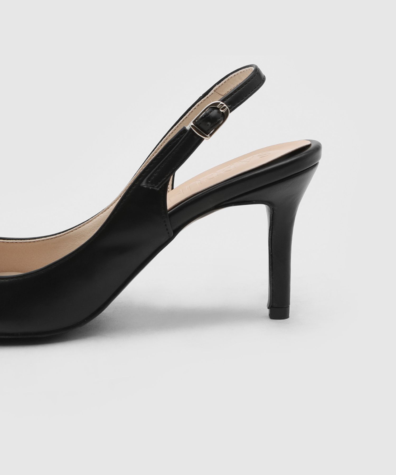 Black Slingback Stiletto Heels MUSINSA SAPPUN Royles Basic