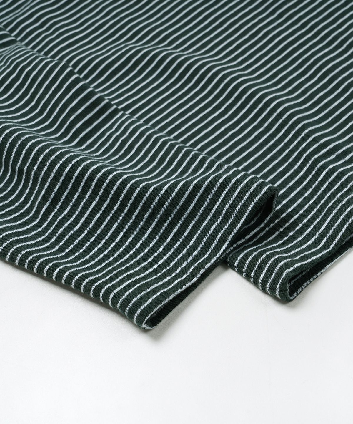 프리즘웍스(FRIZMWORKS) STRIPE OVERSIZED RELAX TEE 002 _ DARK GREEN