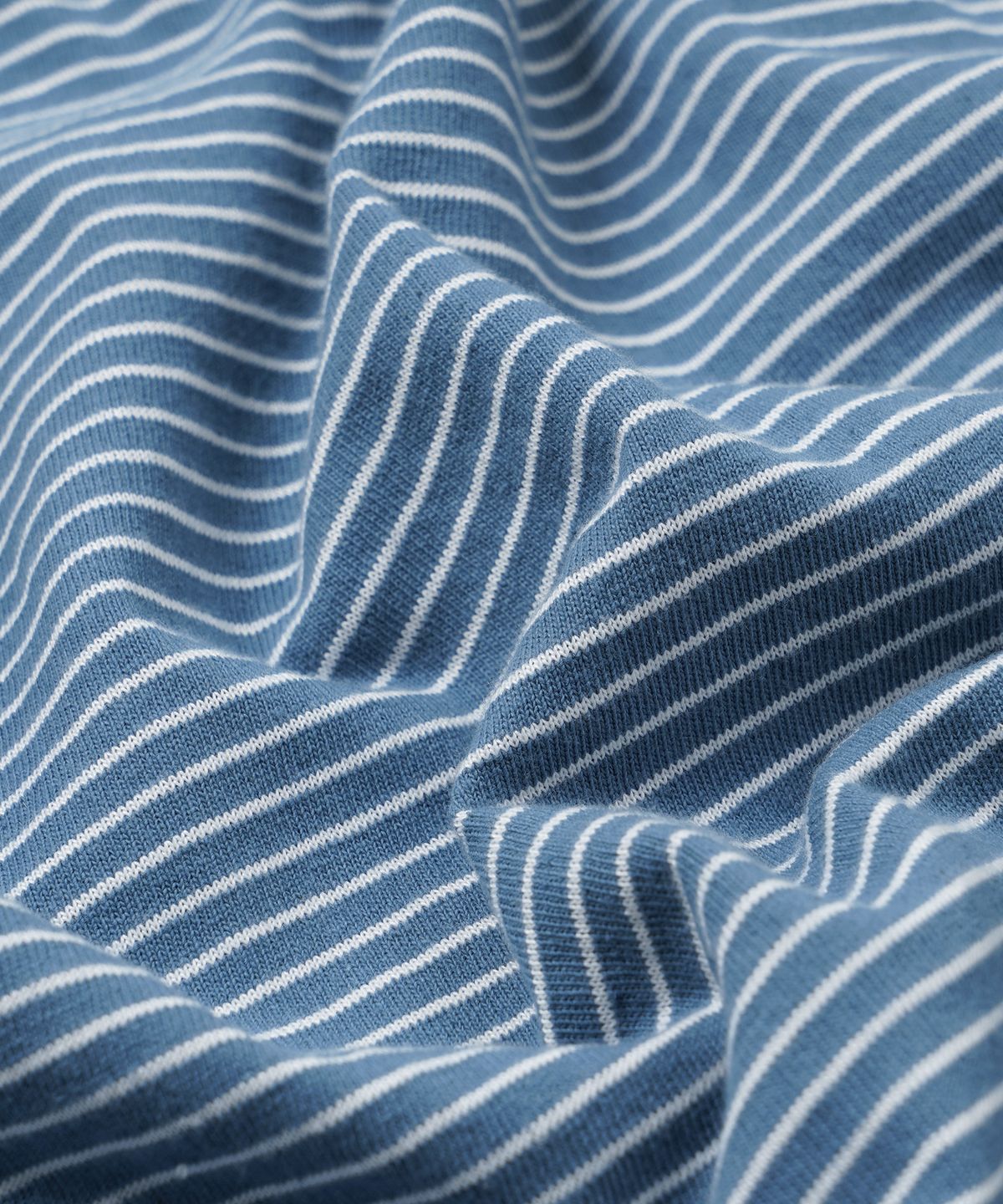 프리즘웍스(FRIZMWORKS) STRIPE OVERSIZED RELAX TEE 002 _ STEEL BLUE