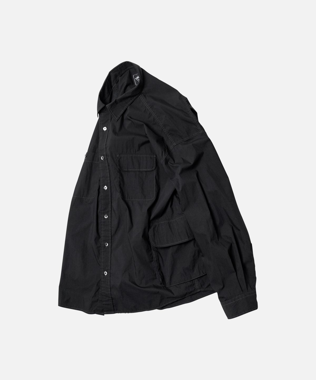 프리즘웍스(FRIZMWORKS) GREAT POCKET SHIRT JACKET _ BLACK