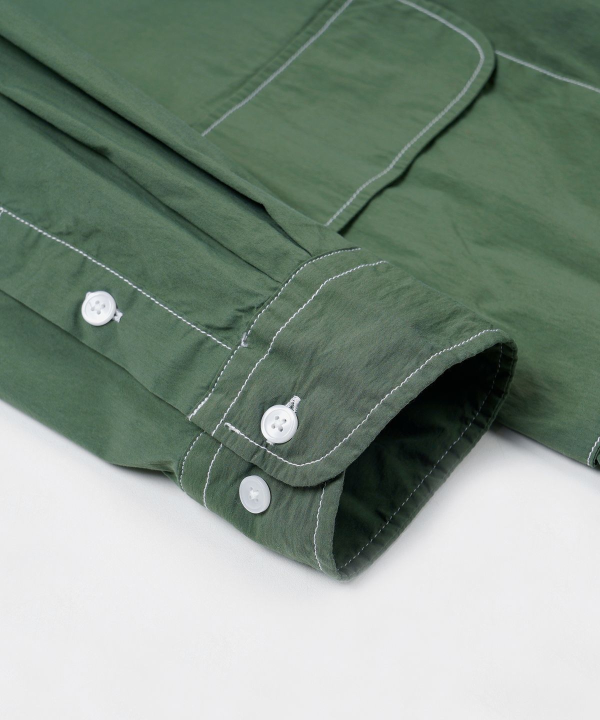 프리즘웍스(FRIZMWORKS) GREAT POCKET SHIRT JACKET _ HUNTER GREEN
