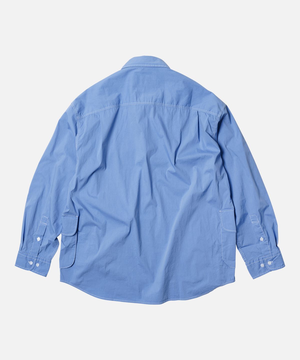 프리즘웍스(FRIZMWORKS) GREAT POCKET SHIRT JACKET _ SAX BLUE