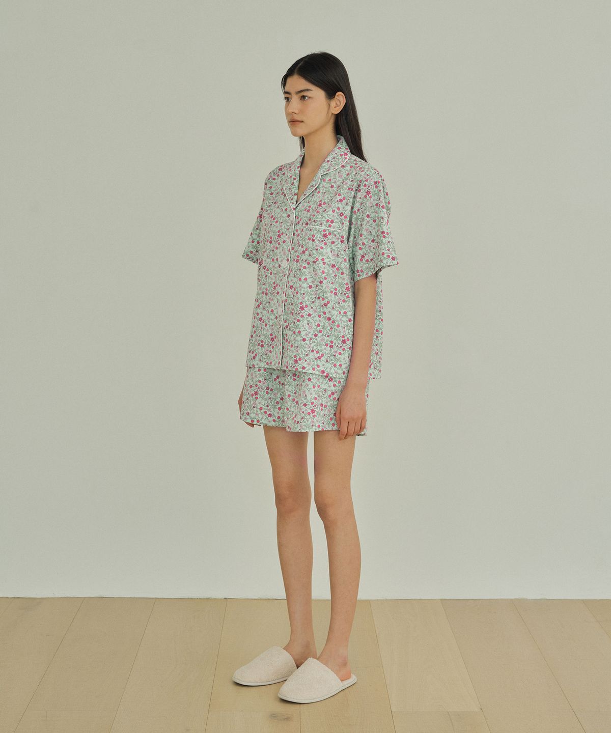 조스라운지(JO'S LOUNGE) [모달] (w) Mint Short Pajama Set