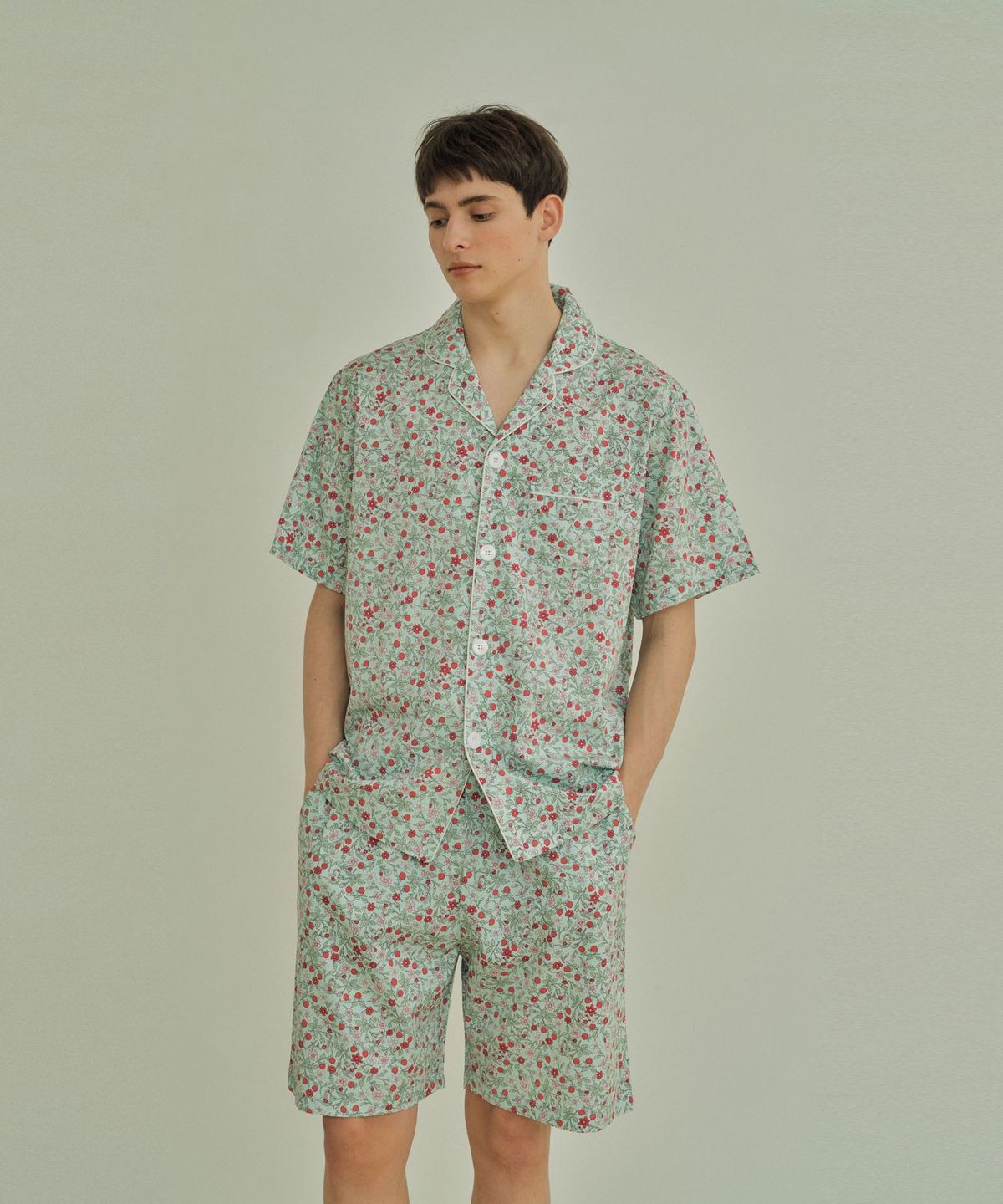 조스라운지(JO'S LOUNGE) [모달] (m) Mint Short Pajama Set