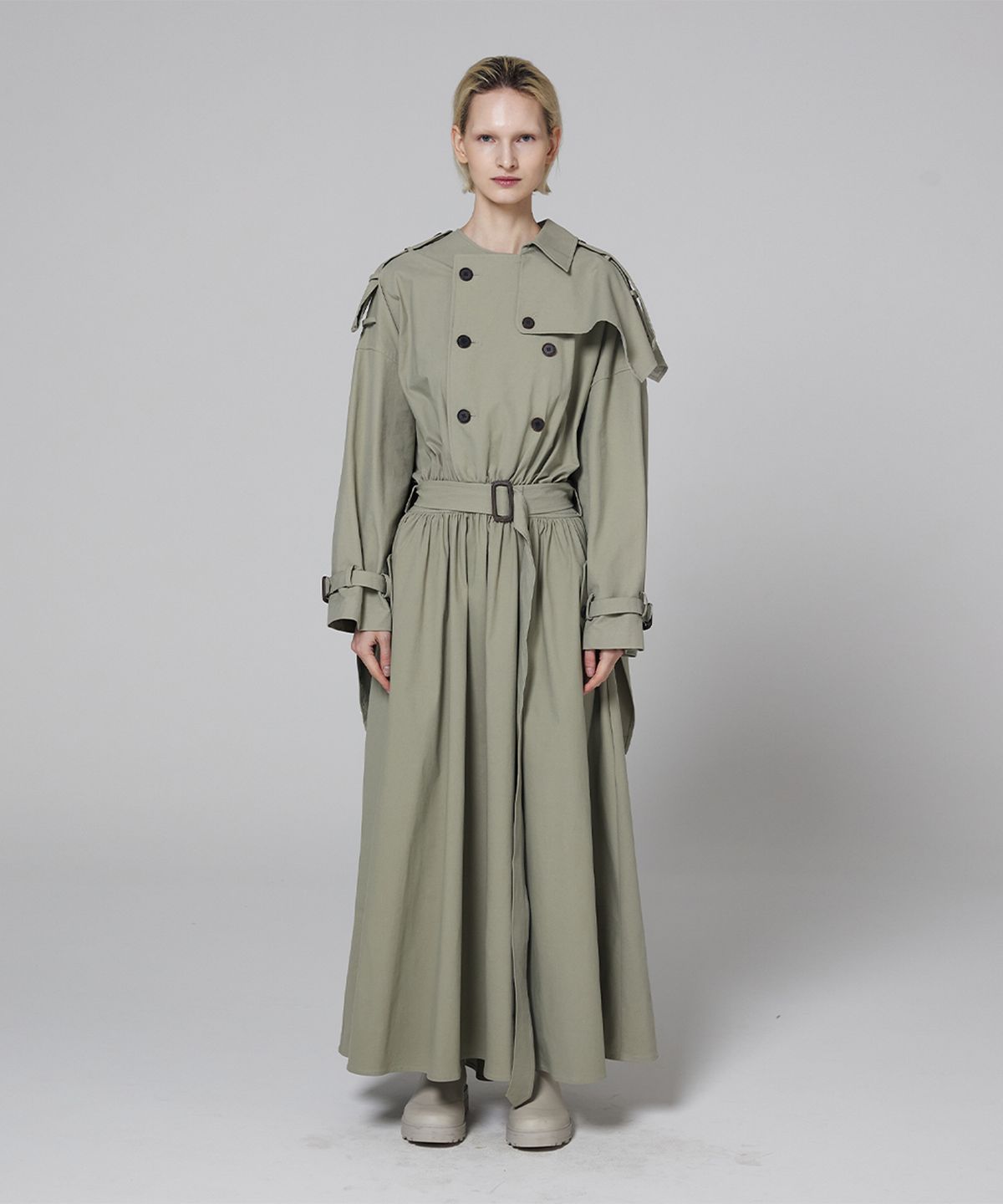 므아므(MMAM) Signature trench coat dress