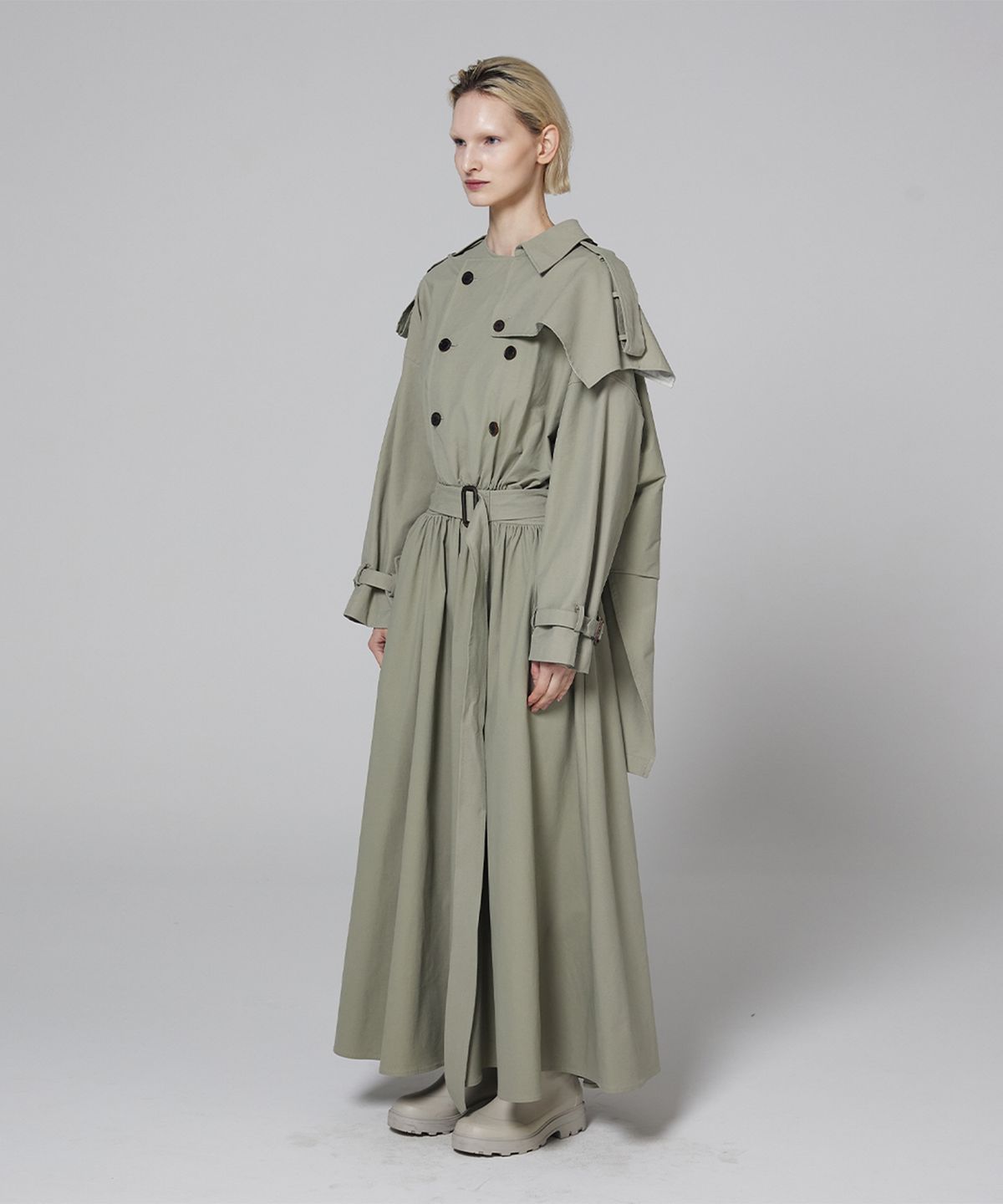 므아므(MMAM) Signature trench coat dress
