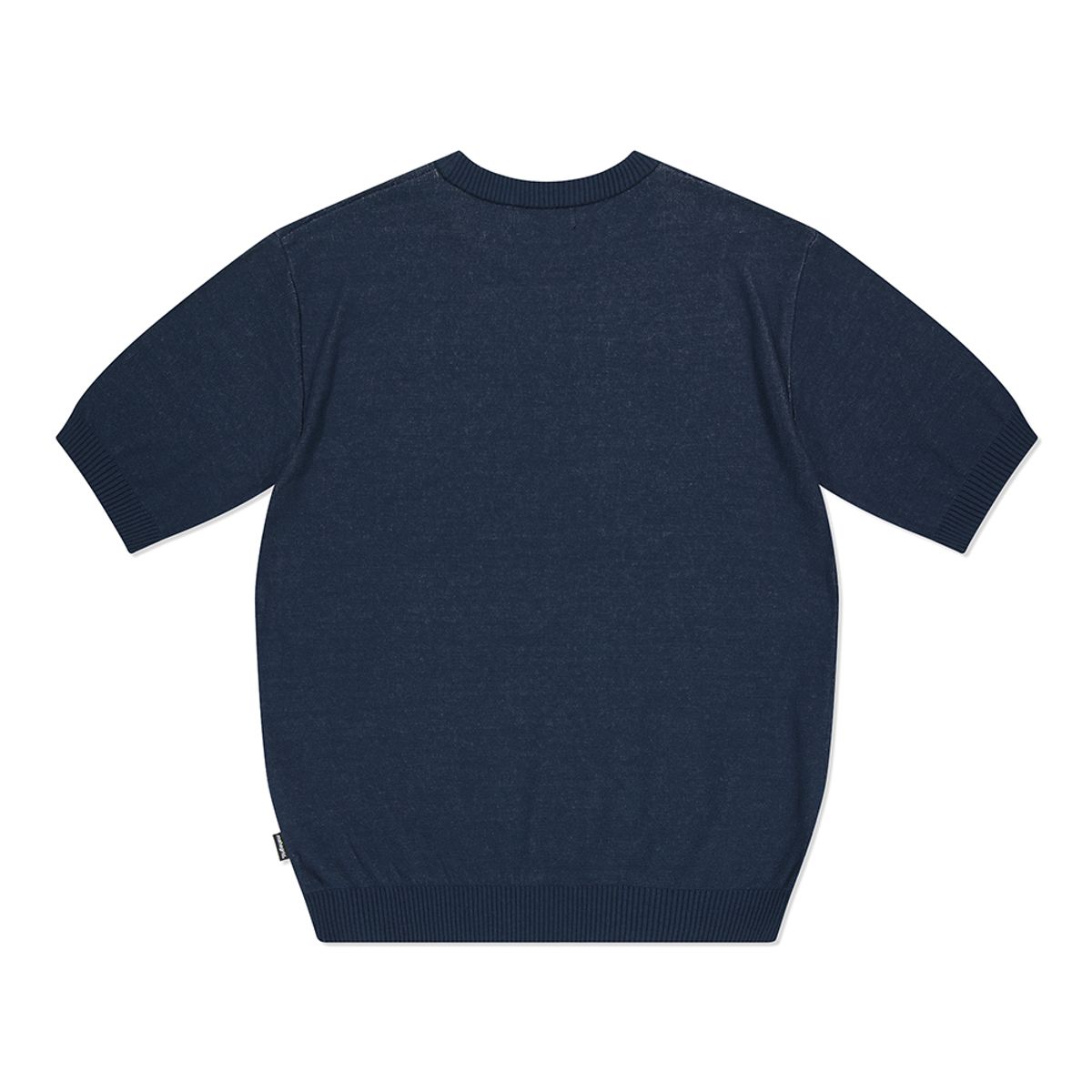 마하그리드(MAHAGRID) COLLEGE LOGO HALF KNIT NAVY(MG2DMMK601A)