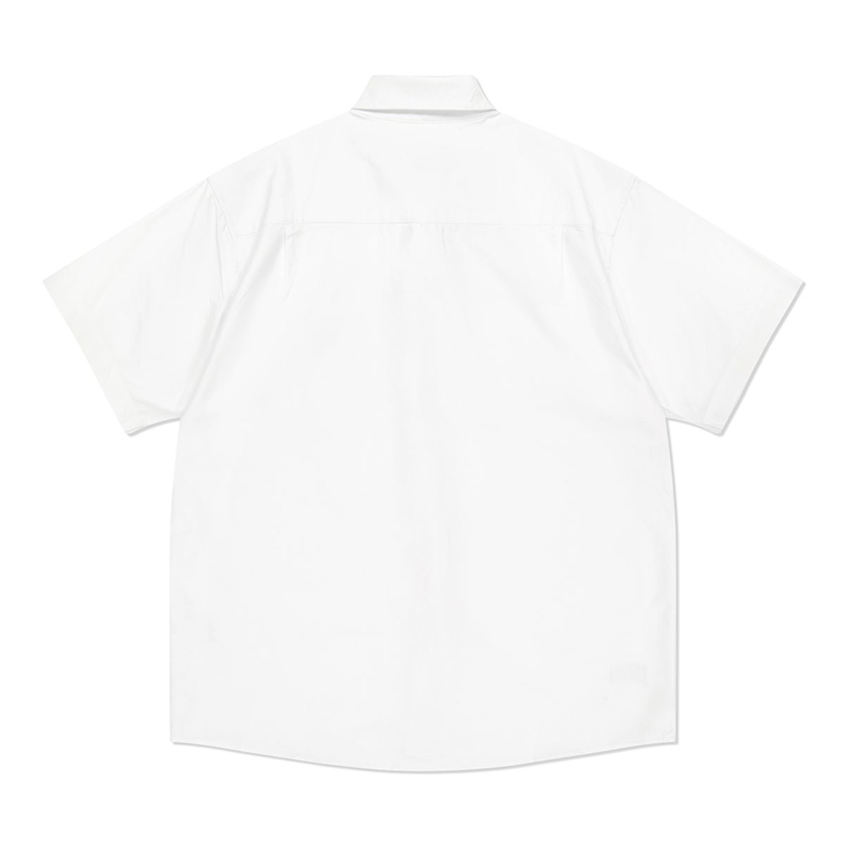 마하그리드(MAHAGRID) MGD OXFORD HALF SLEEVE SHIRTS WHITE(MG2DMMW341A)