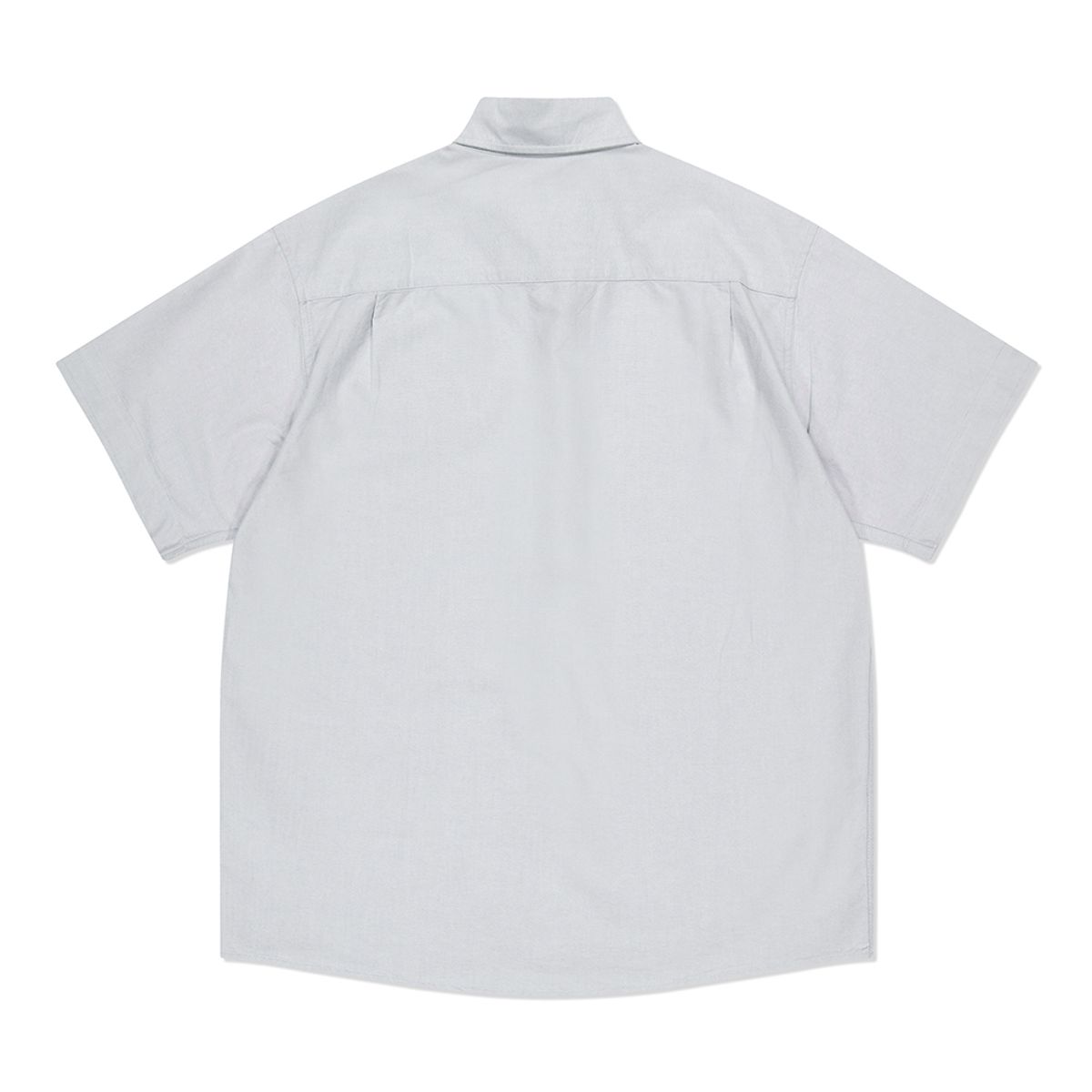 마하그리드(MAHAGRID) MGD OXFORD HALF SLEEVE SHIRTS LIGHT GREY(MG2DMMW341A)