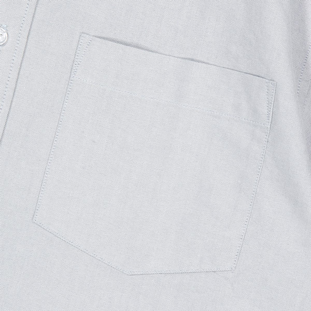 마하그리드(MAHAGRID) MGD OXFORD HALF SLEEVE SHIRTS LIGHT GREY(MG2DMMW341A)