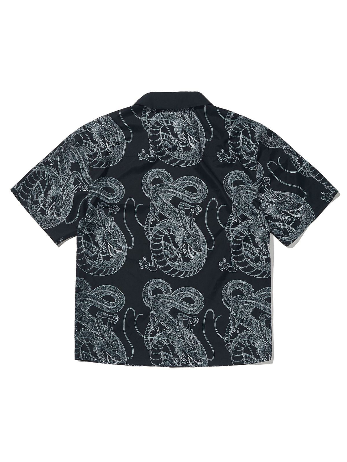 크리틱(CRITIC) CRITIC X DRAGONBALL SHENLONG OPENCOLLAR SHIRT BLACK