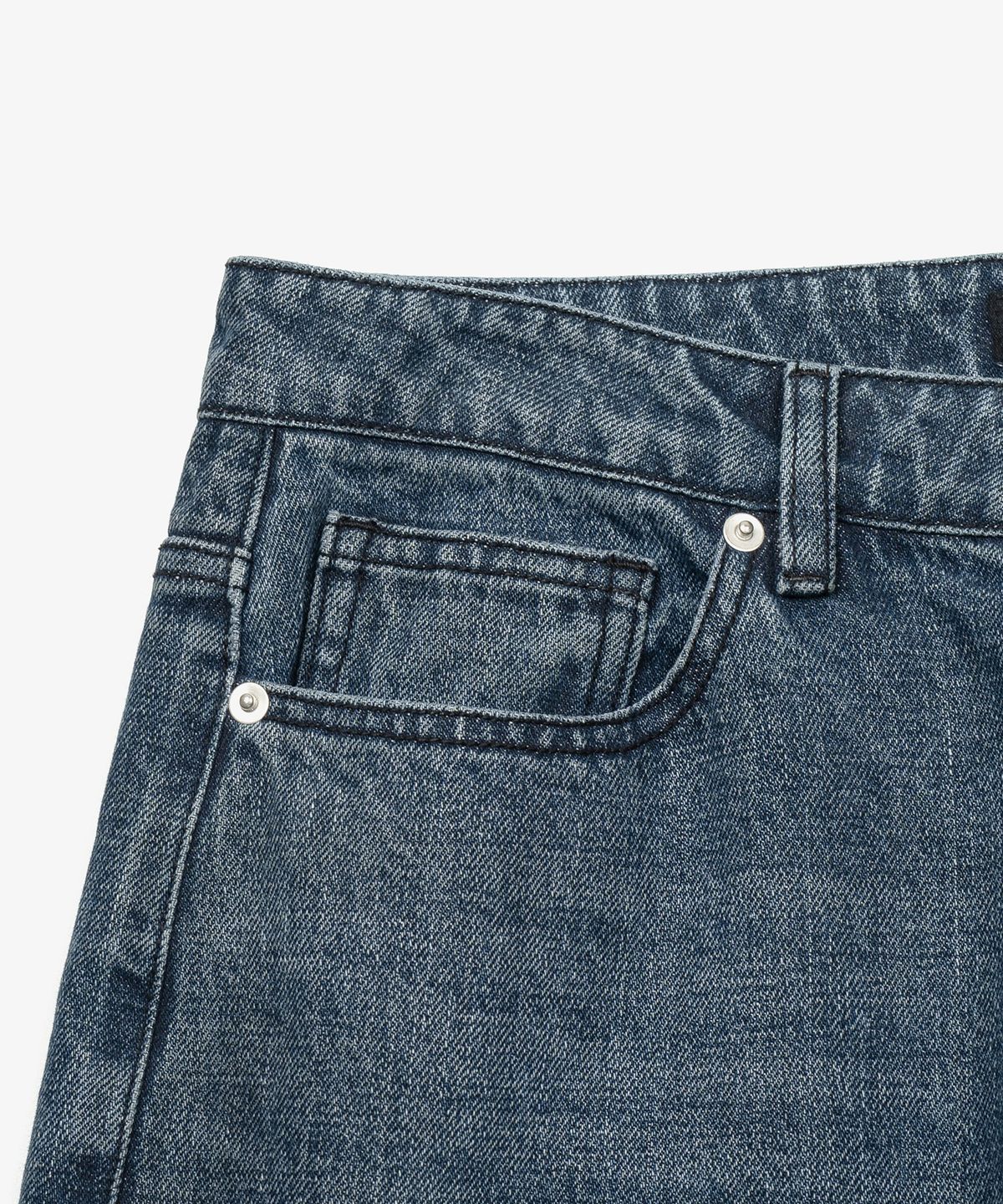 토피(TOFFEE) 모어 와이드 데님 팬츠 (WASHED GREISH BLUE)