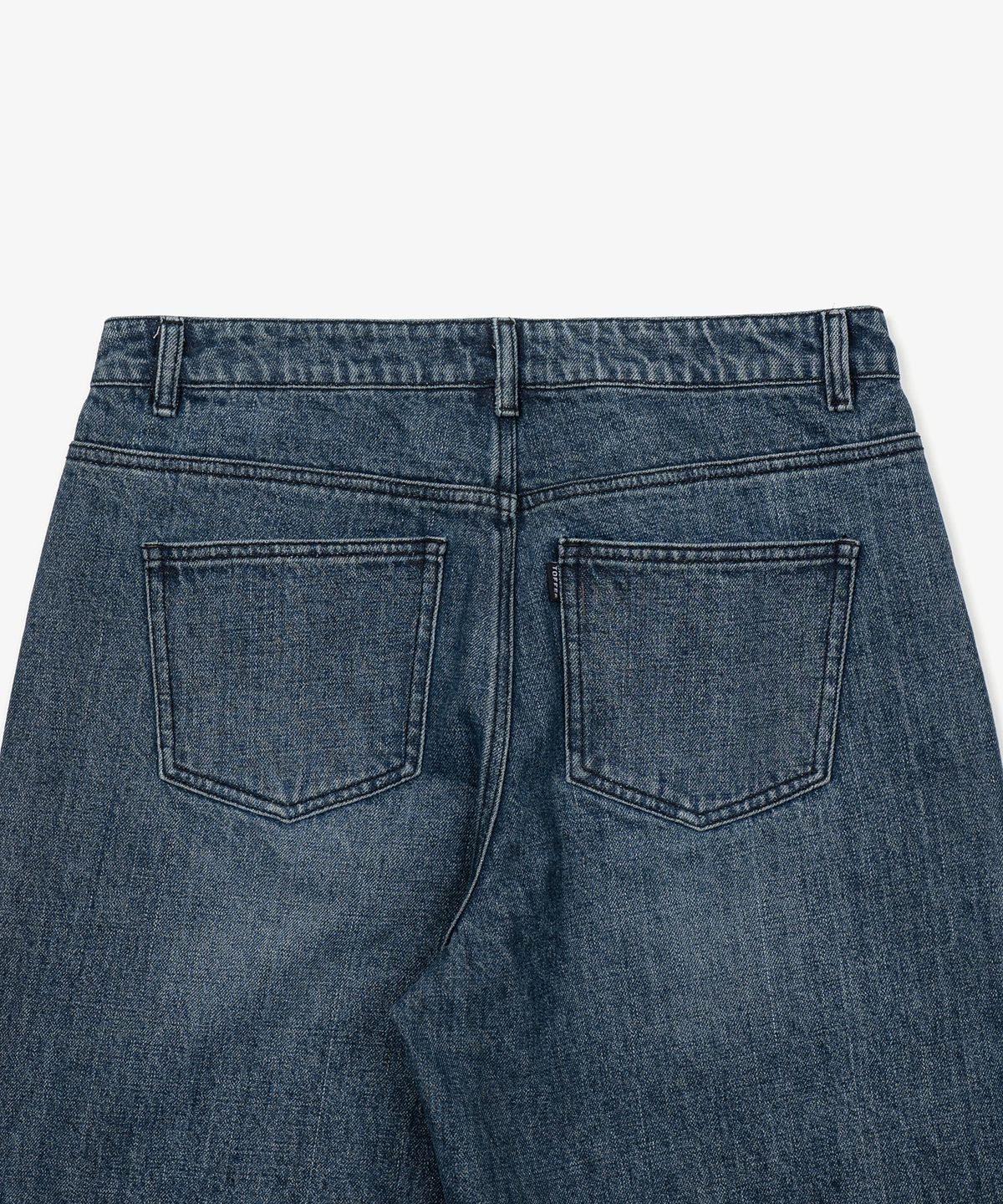 토피(TOFFEE) 모어 와이드 데님 팬츠 (WASHED GREISH BLUE)