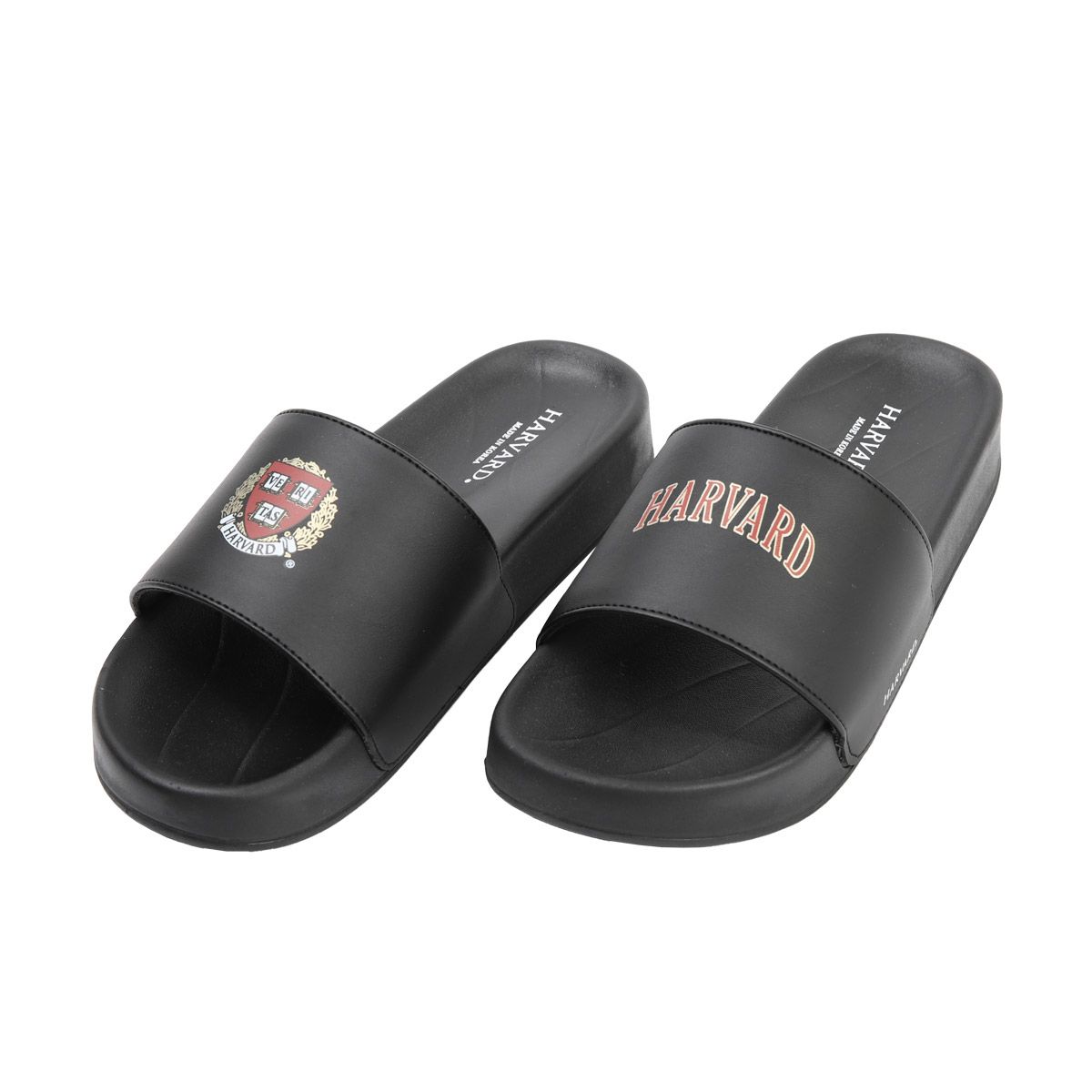 하버드 슈즈(HARVARD SHOES) 스트론  남여공용 슬리퍼 블랙